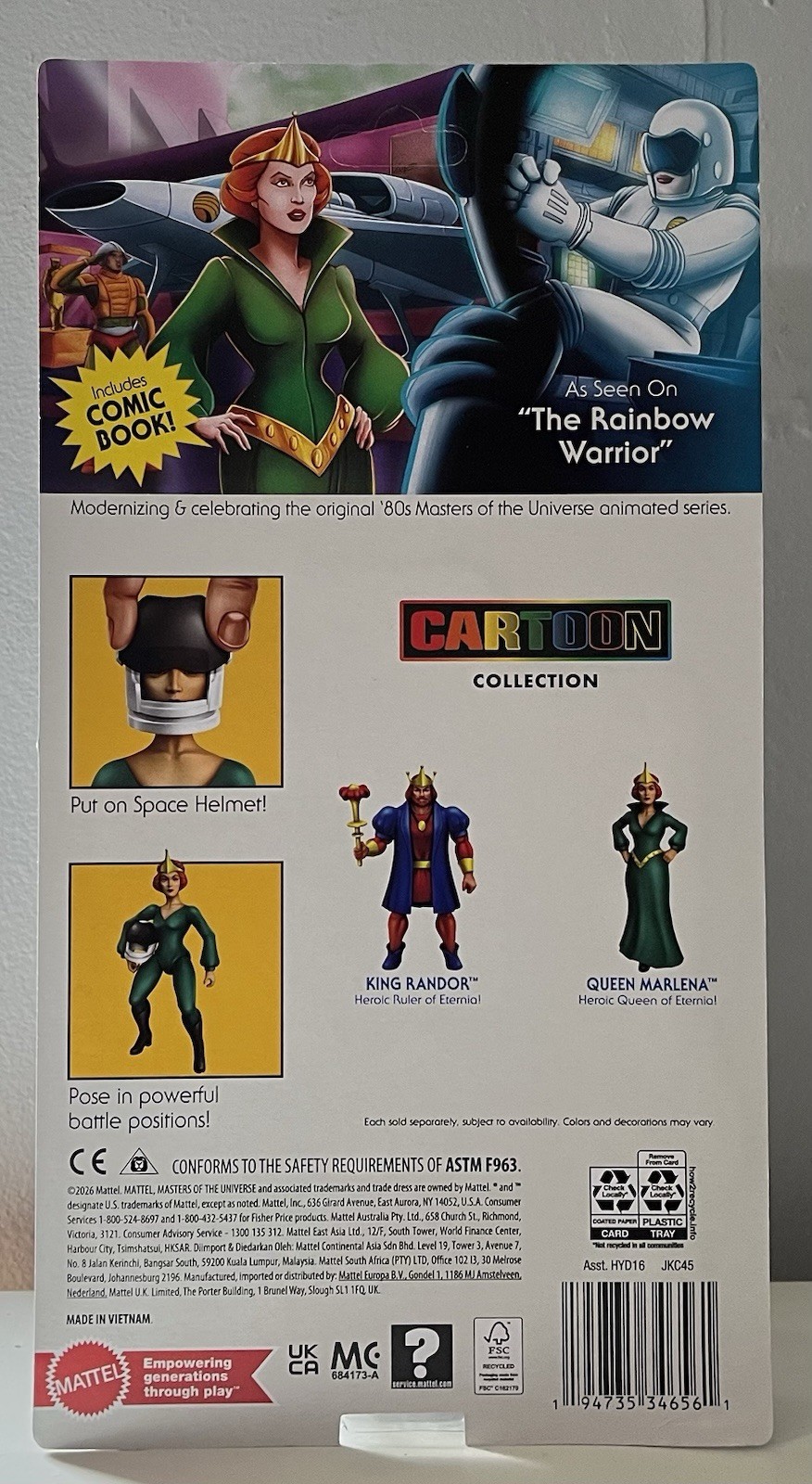 Masters of the Universe Origins QUEEN MARLENA Cartoon Collection UNPUNCHED