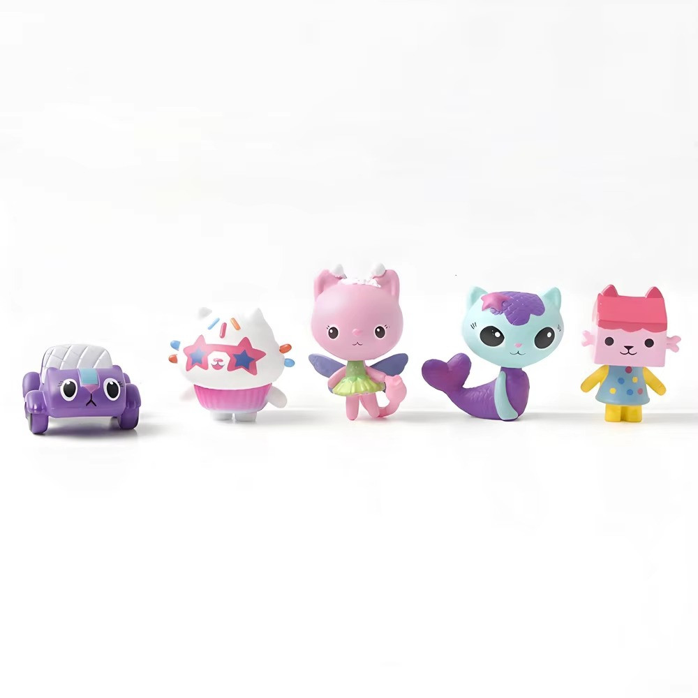 10pcs/set Gabby’s Dollhouse Action Figure Cute Doll Collection Model Toys