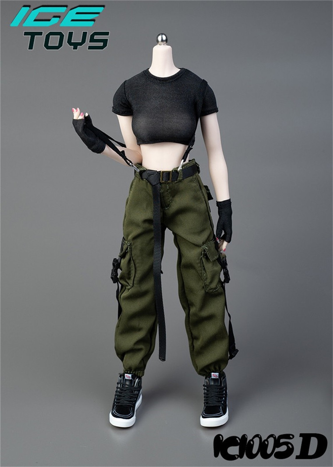 ICE TOYS IC1005 1/6 Vest & Cargo Pants Clothing Model Fit 12in Body Figures