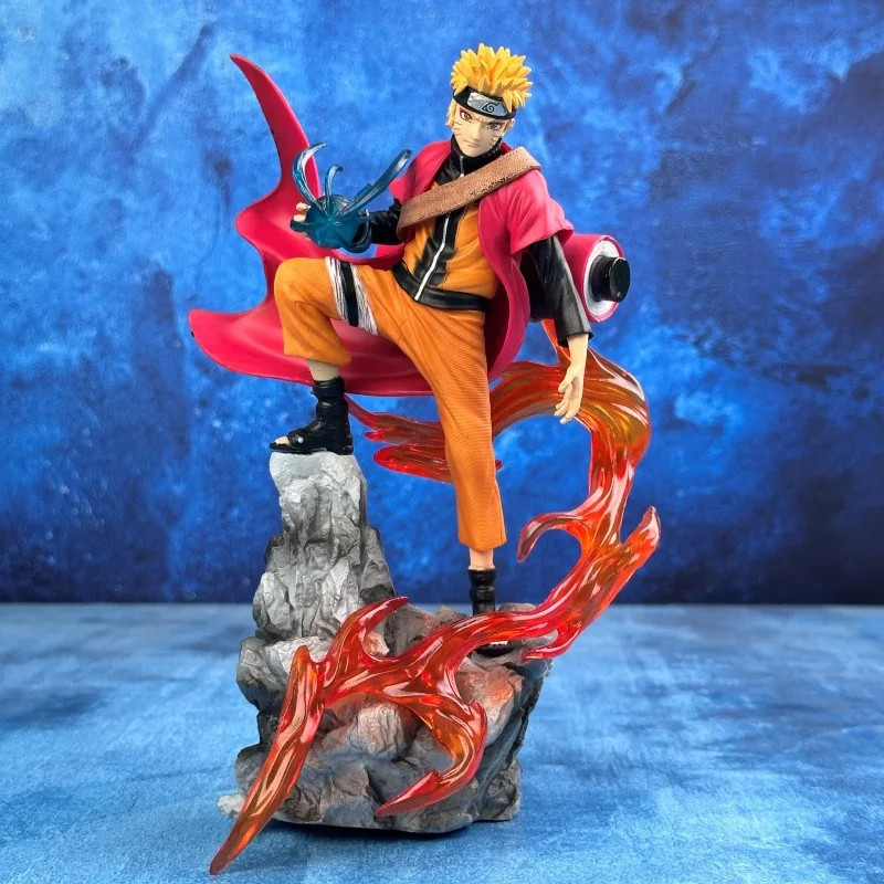 22cm Naruto Anime Figure Uzumaki Naruto Action Model Pvc Statue Desktop