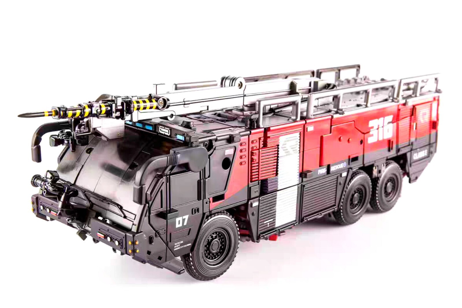 Holiday-Enlarged Version! OV-01 Sentinel Prime Diecast Figure/With LED Eyes Glow