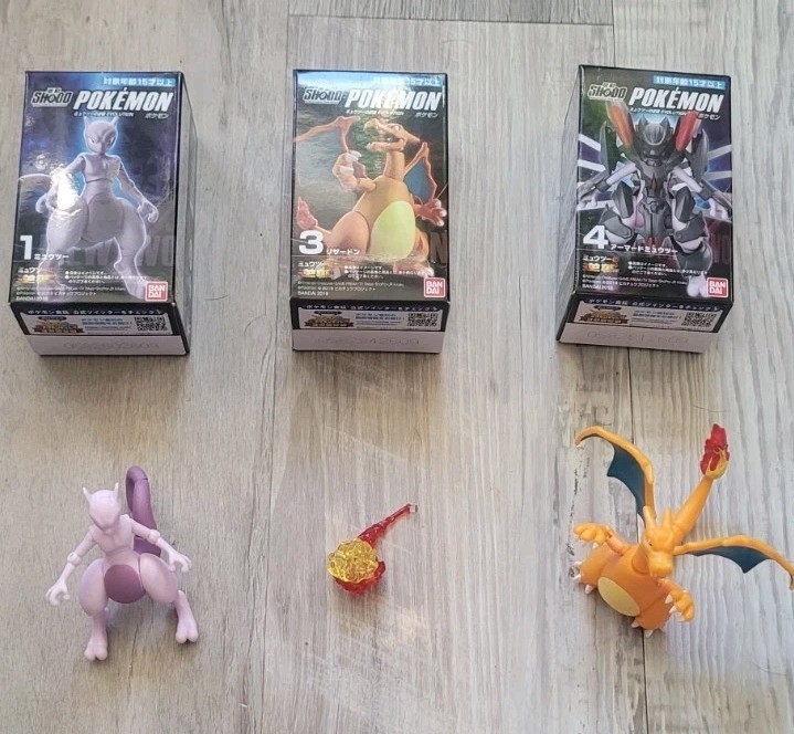 Waves 1-7 IN USA Pokemon Shodo Action Figures Pick And Choose BANDAI Nintendo