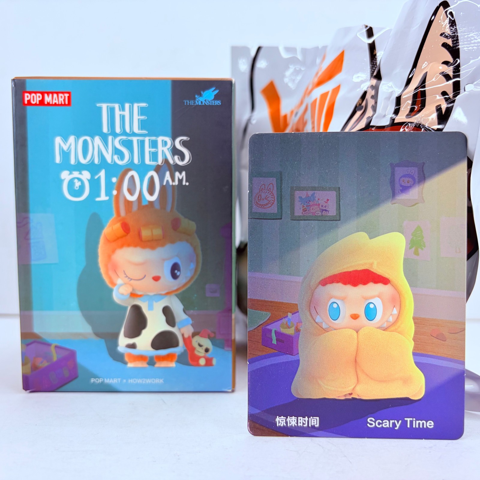 POP MART Labubu The Monsters 1:00 A.M. Series Figure Doll – Scary Time
