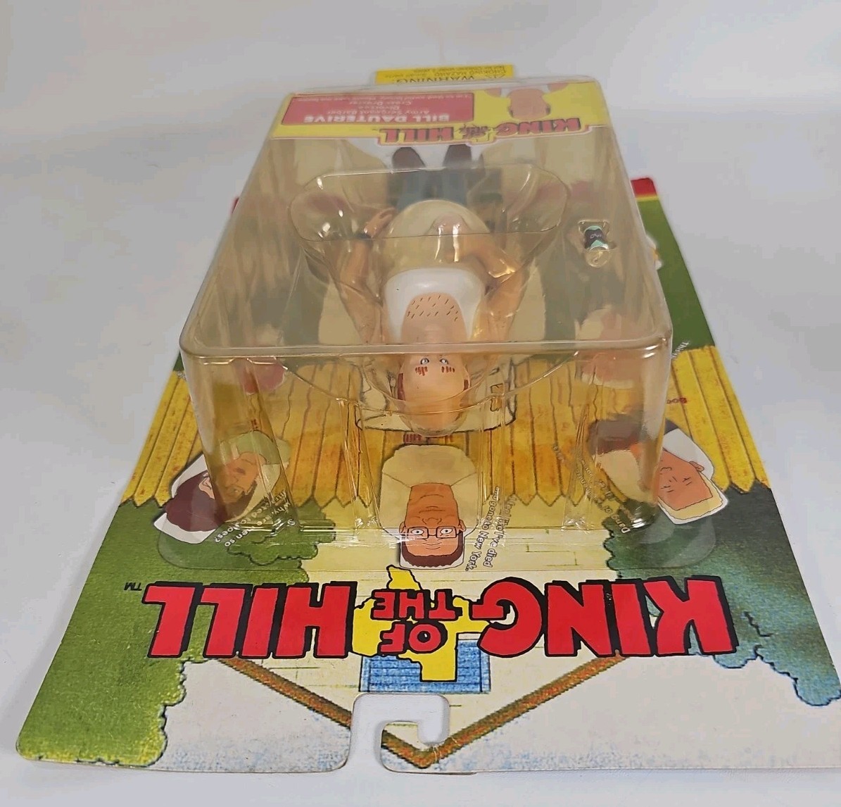 2002 King of the Hill toy BILL DAUTERIVE action figure NIP ToyCom