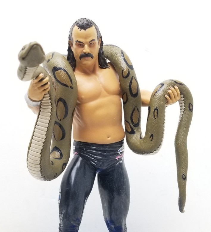 Incomplete Jakks 7.50″ WWE Unmatched Fury “Jake “The Snake” Roberts” Figure READ