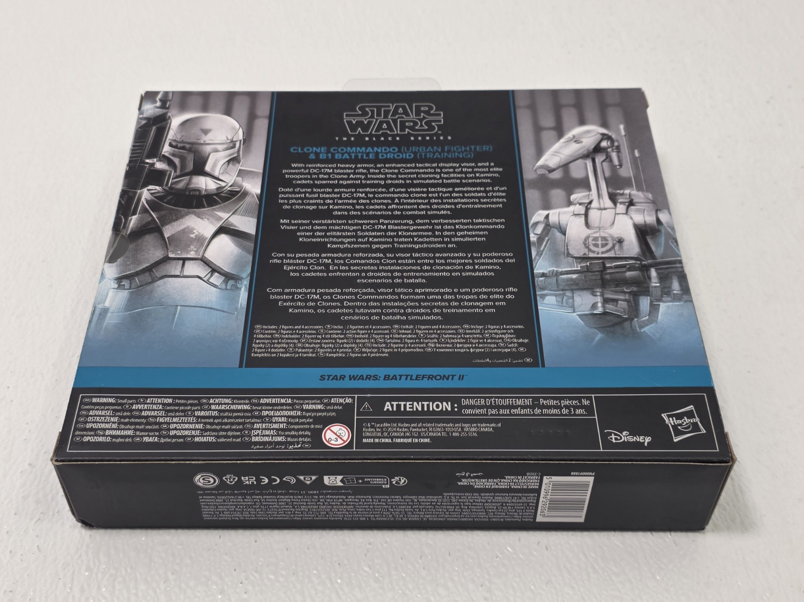 Star Wars Battlefront II Black Series Clone Commando B1 Battle Droid New