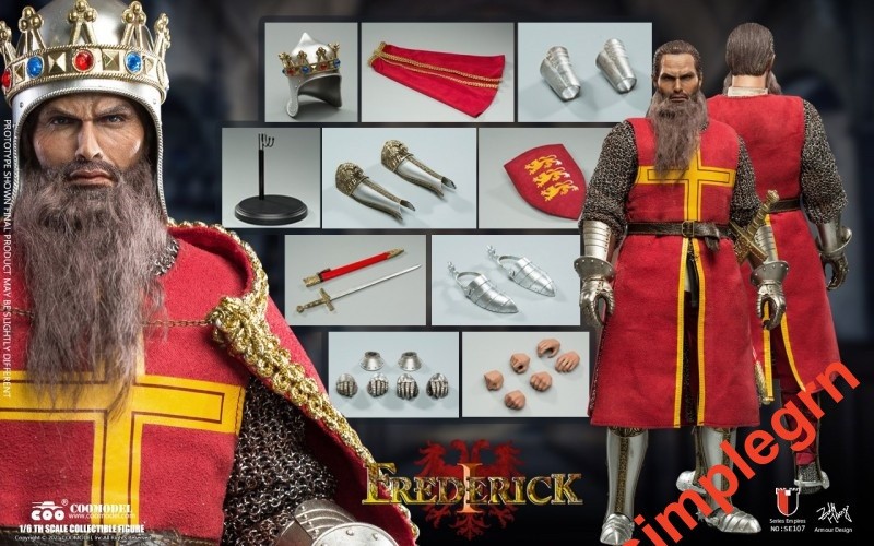 COOMODEL SE107 1/6 Scale Imperial Series – Frederick I Standard Edition In Stock
