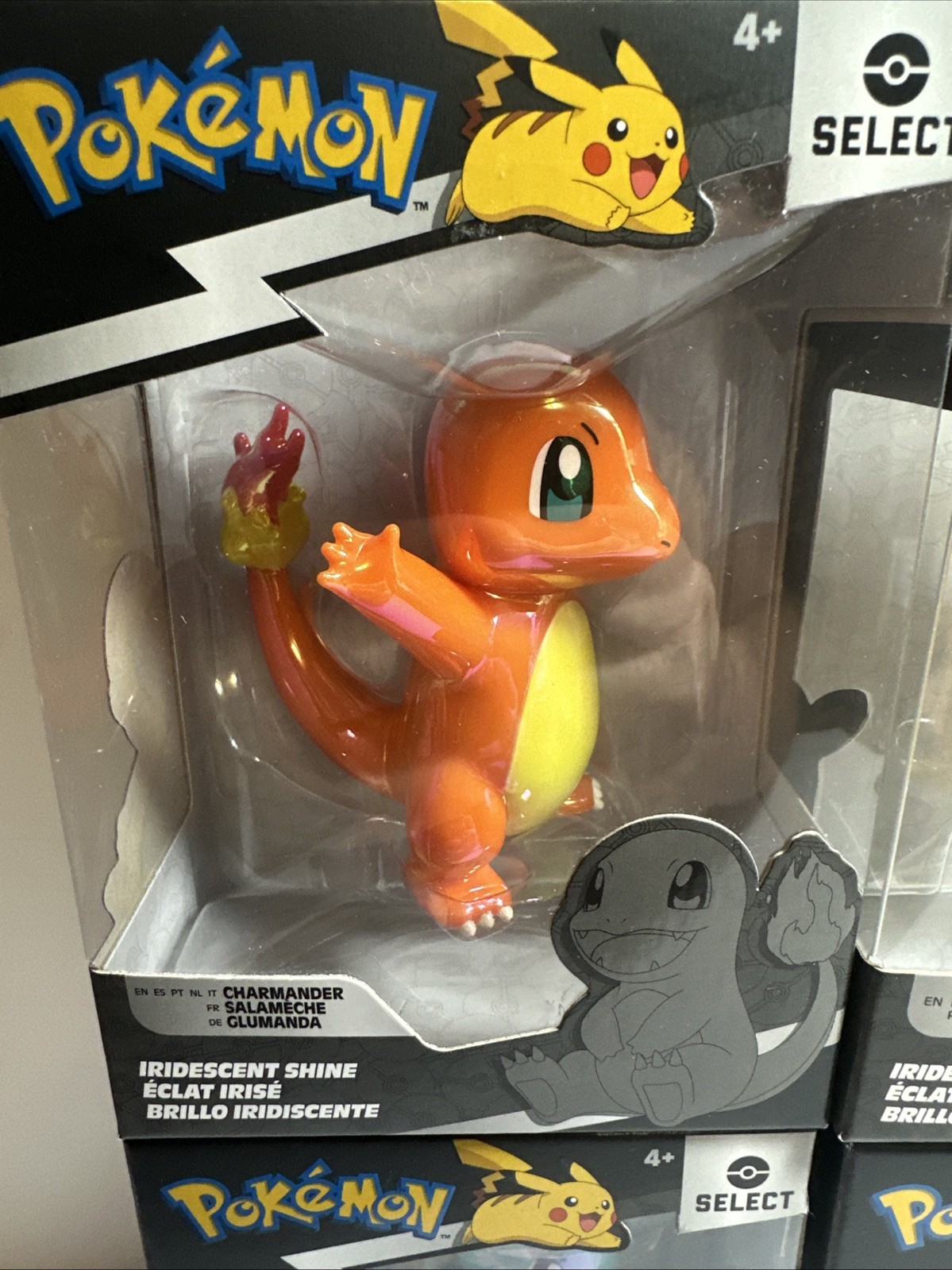 Jazwares Pokémon Select Series 1 Chamander Pikachu Squirtle Bulbasaur Set Of 4