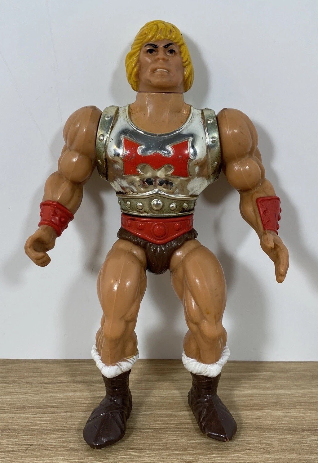 Vintage Mattelk 1985 MOTU Flying Fists He-Man First Editon