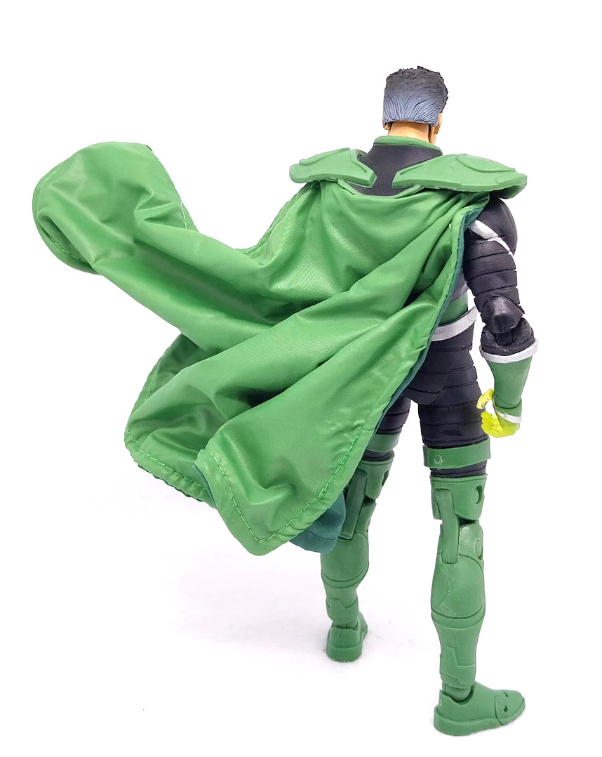 SU-C-MF-GRLN: 1/12 wired green cape for McFarlane PARALLAX Green Lantern