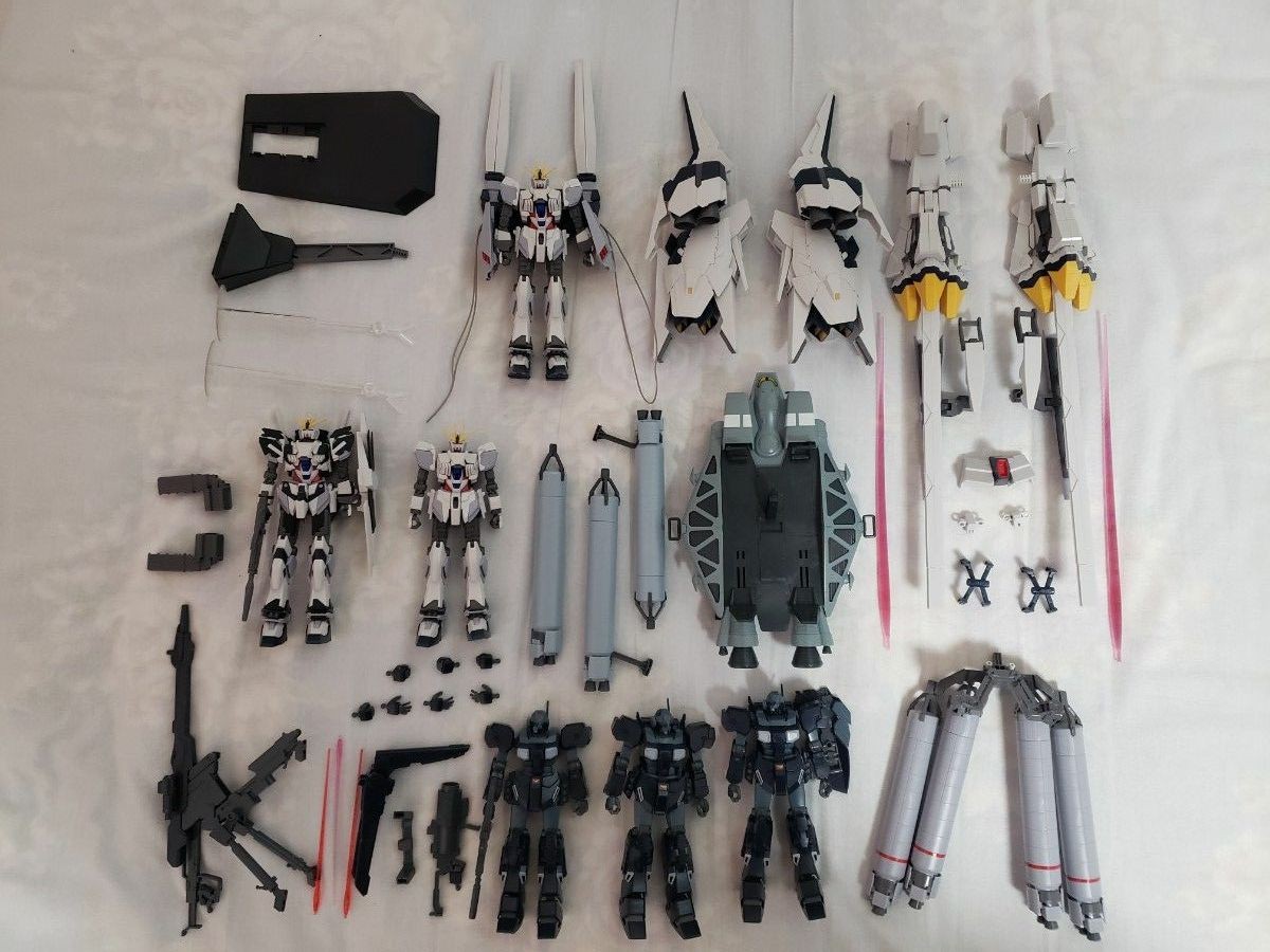 HGUC Gundam Narrative Federation Mobile Suit Lot – Junk/As-is Display Figures