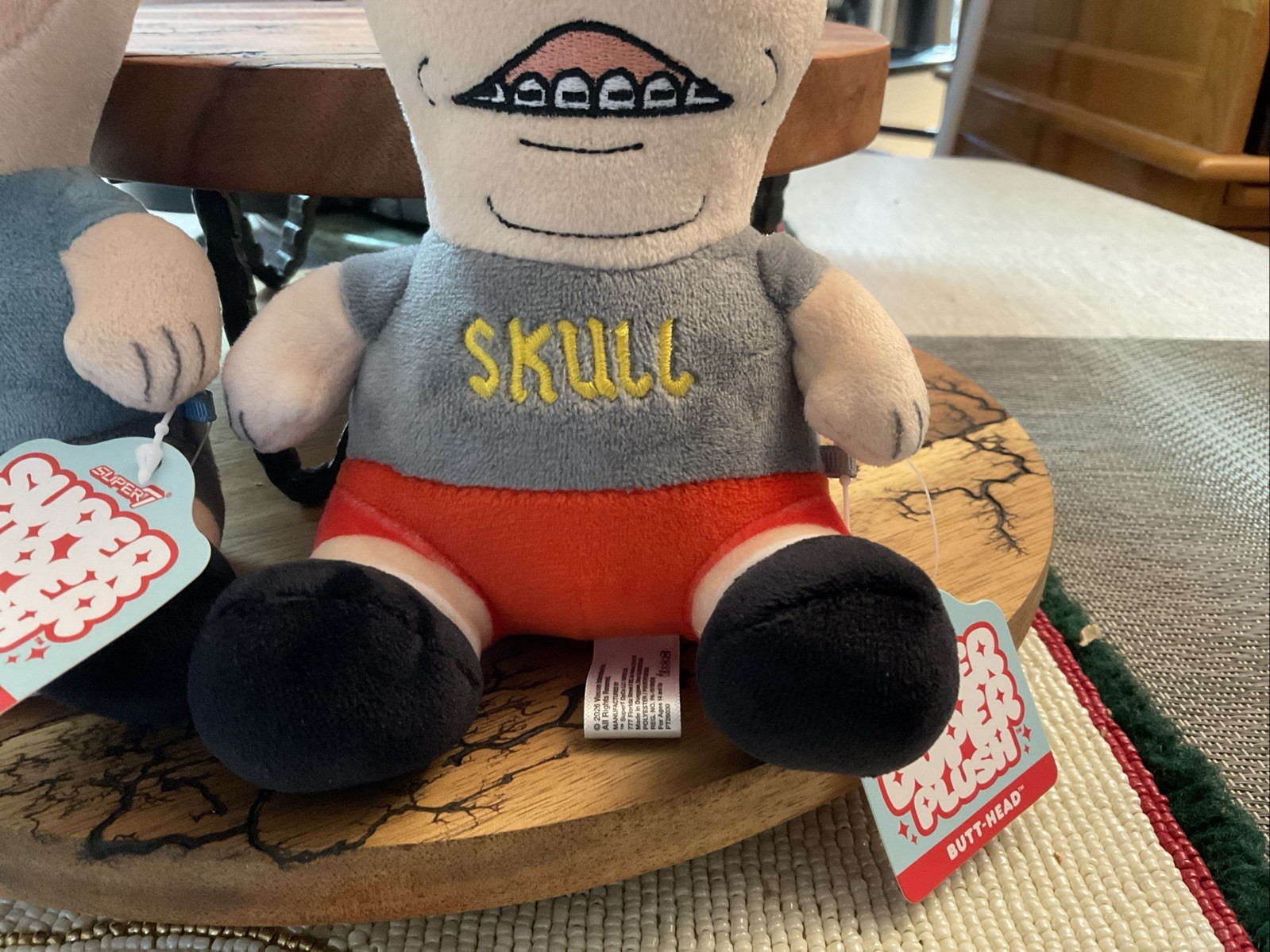 RARE 10” BEAVIS and BUTT-HEAD MTV Super Duper Plush by Super7, Set of 2, NWT