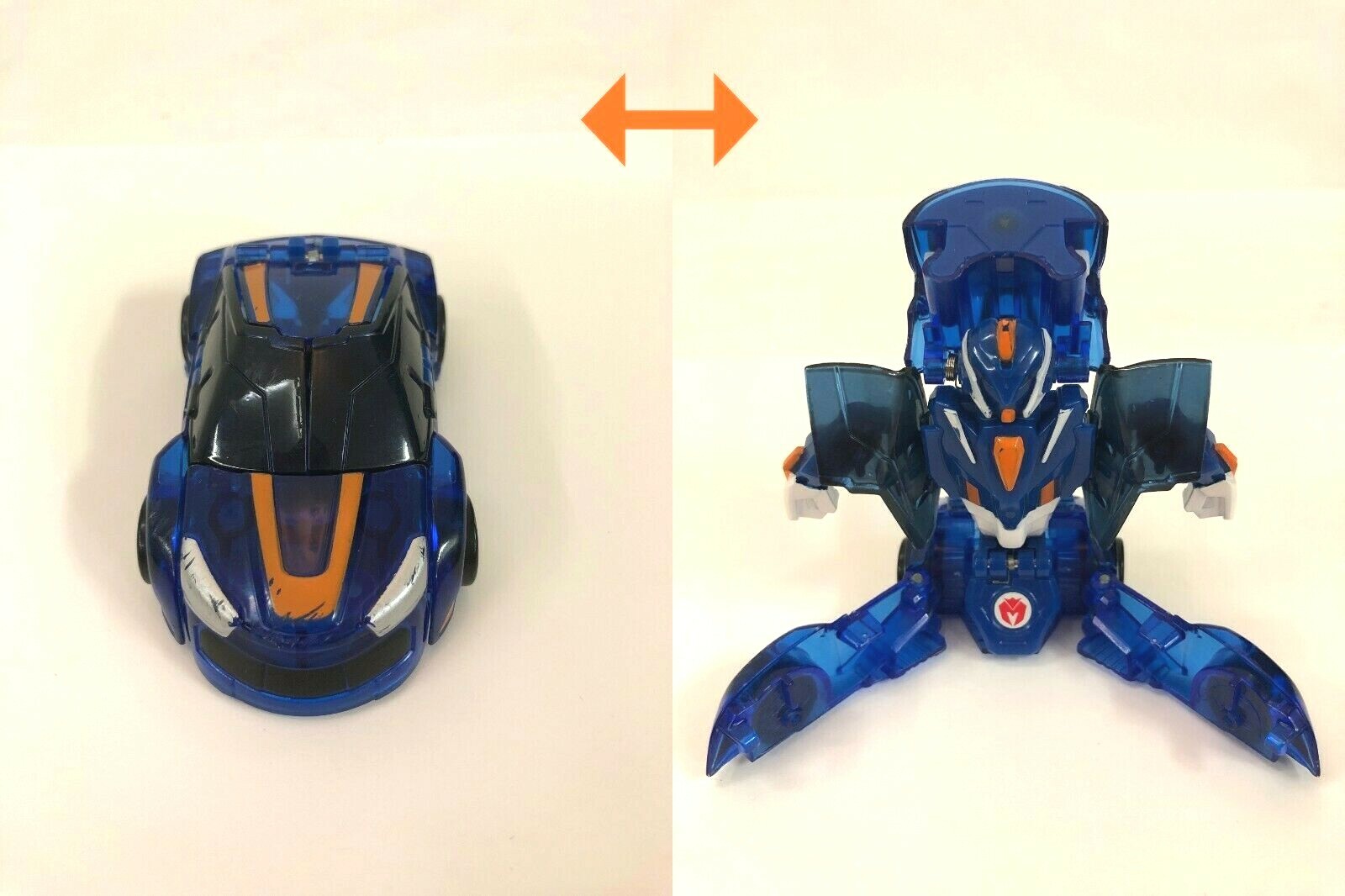 [TURNING MECARD] EVAN Transformable Robot Car Korea TV Figure + 2 card