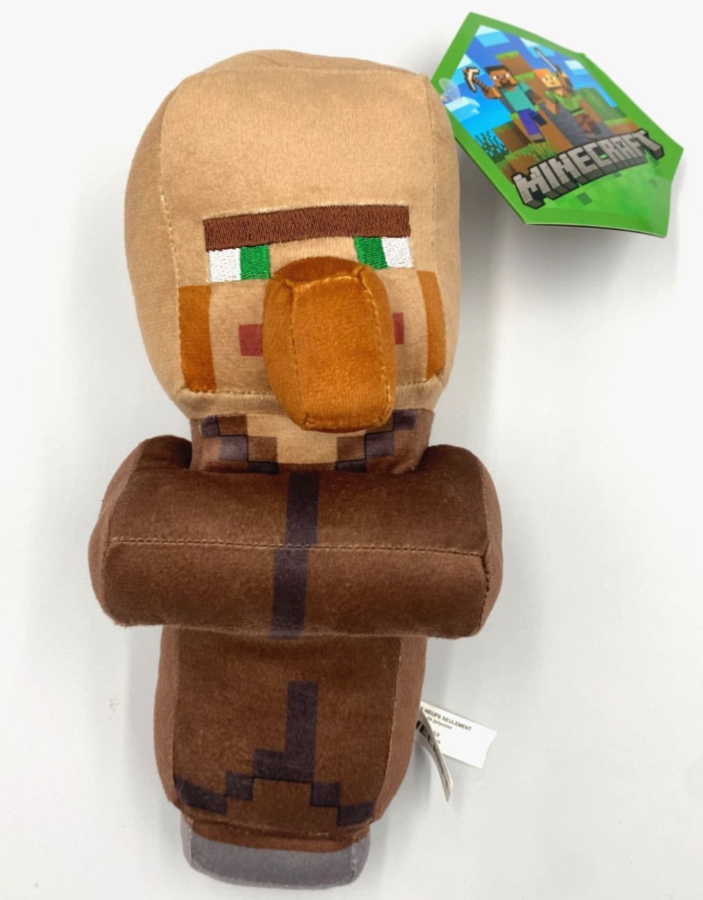 Minecraft Plush Toy Villager 9 inch Tall NWT