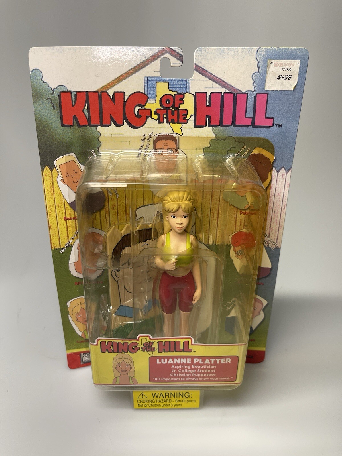 King of the Hill Luanne Platter TOYCOM Action Figure SOTA & Mike Judge 2002