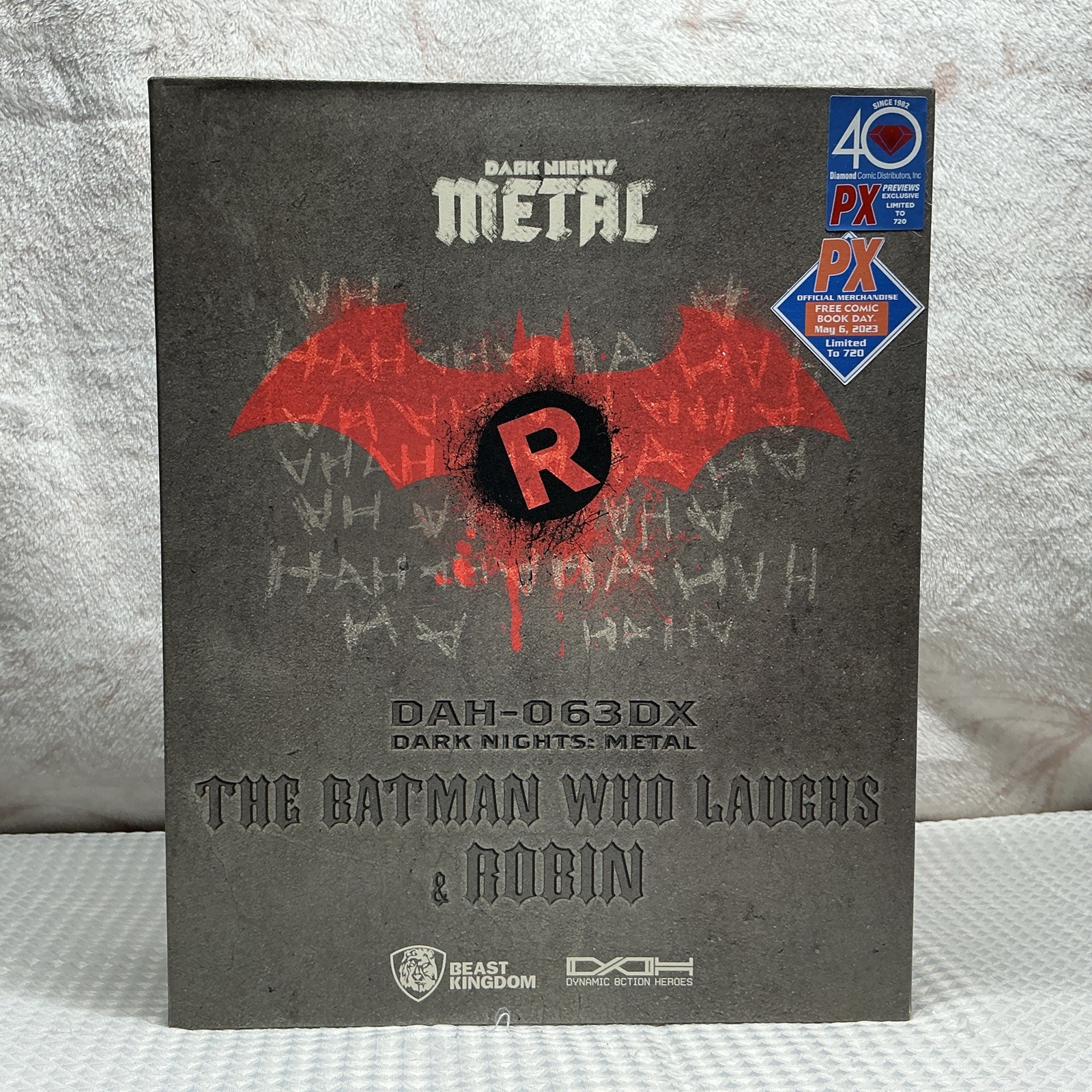DC Dark Knights Metal Batman Who Laughs w/Robins PX Exclusive Beast Kingdom