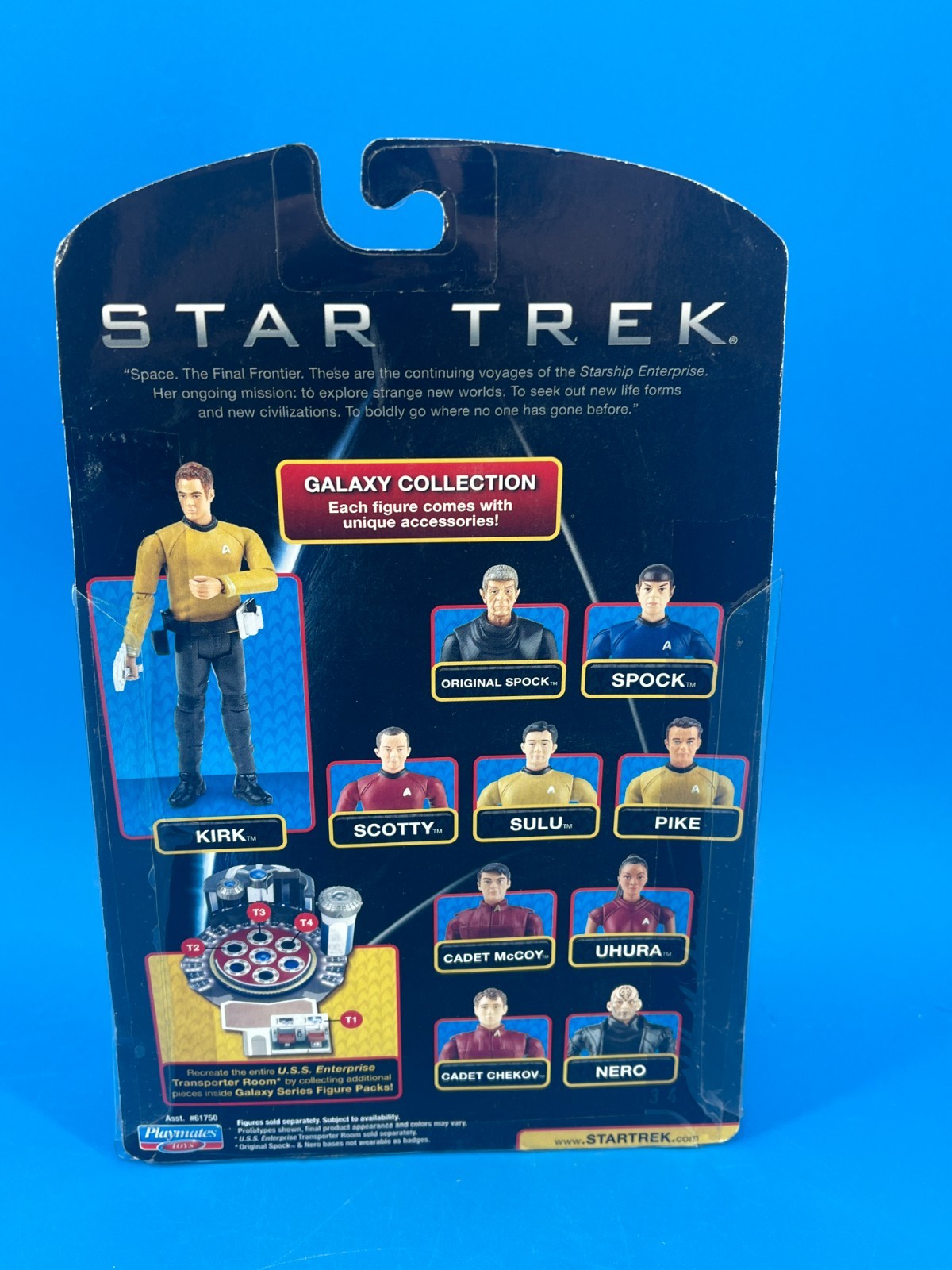 2009 Star Trek Galaxy Collection LOT 7 Figures Playmates Kirk Spock MOC