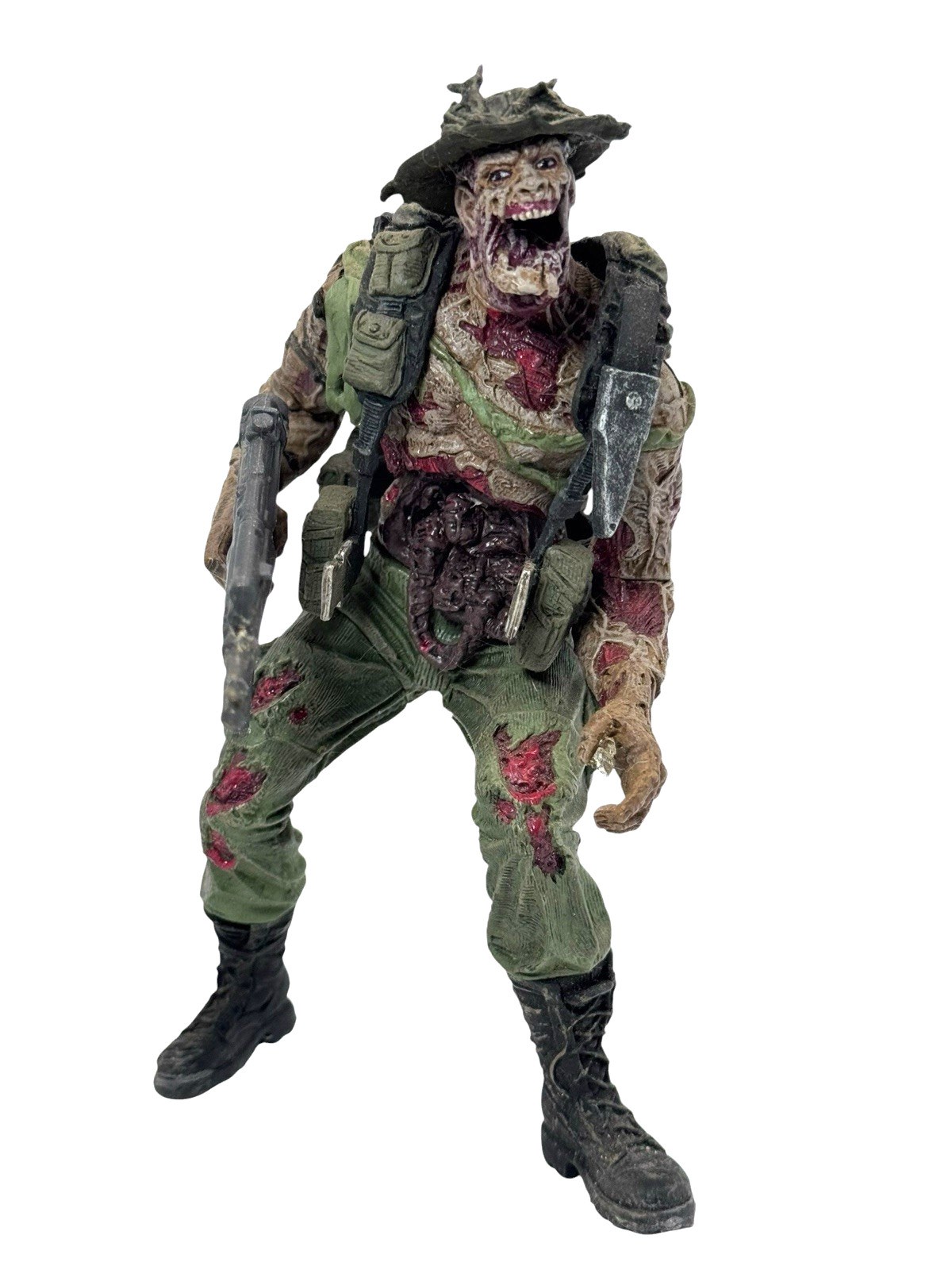 McFarlane Toys Spawn Mutations Series 23 Action Figure Al Simmons Machine Gun