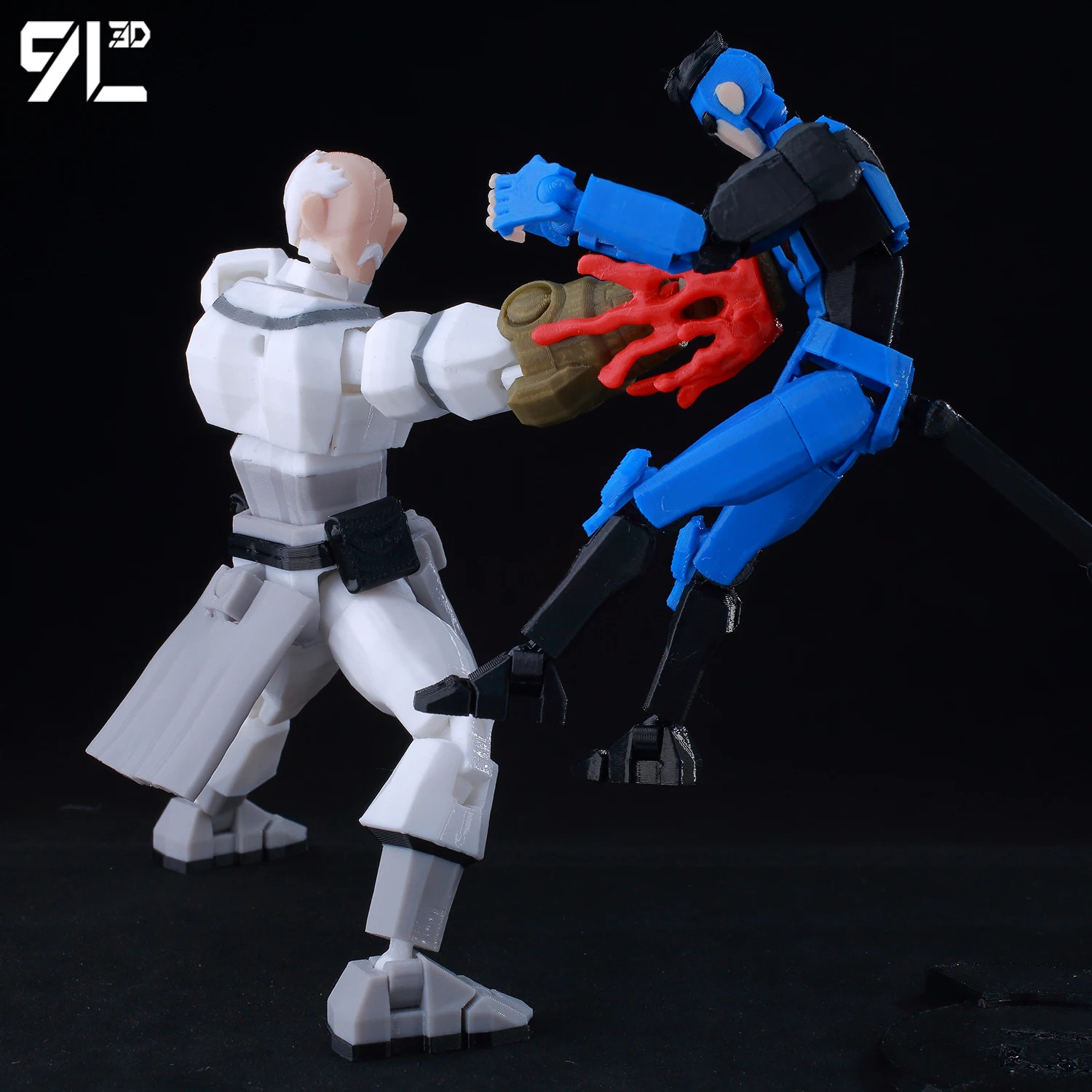 Lucky 13 Invincible Boy Conquer​ Omni Action Figure 3D Printed Anime Model