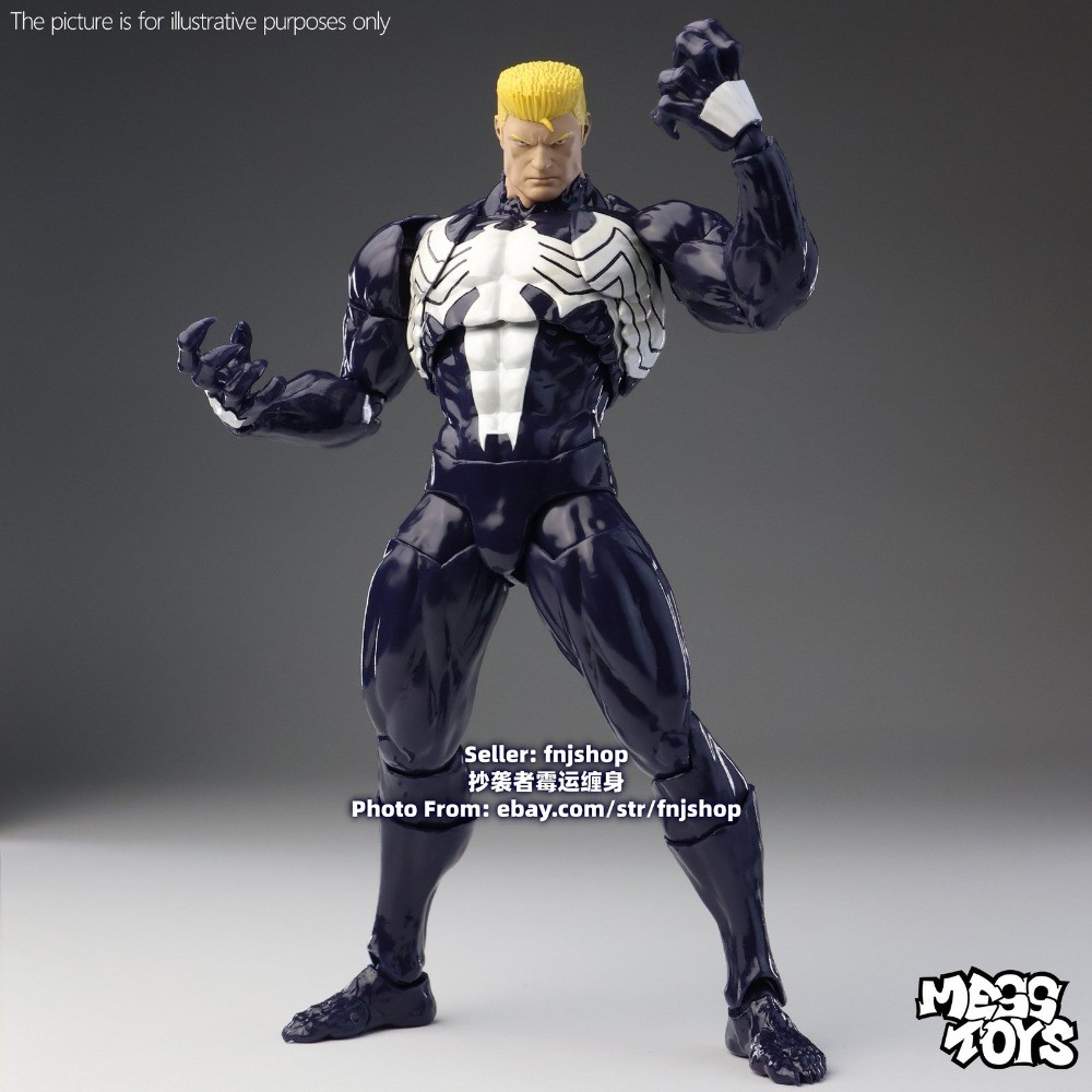 Mess Toys Venom Lethal Neighbor Spider-Man Symbiote 1/12 Action Figure US STOCK