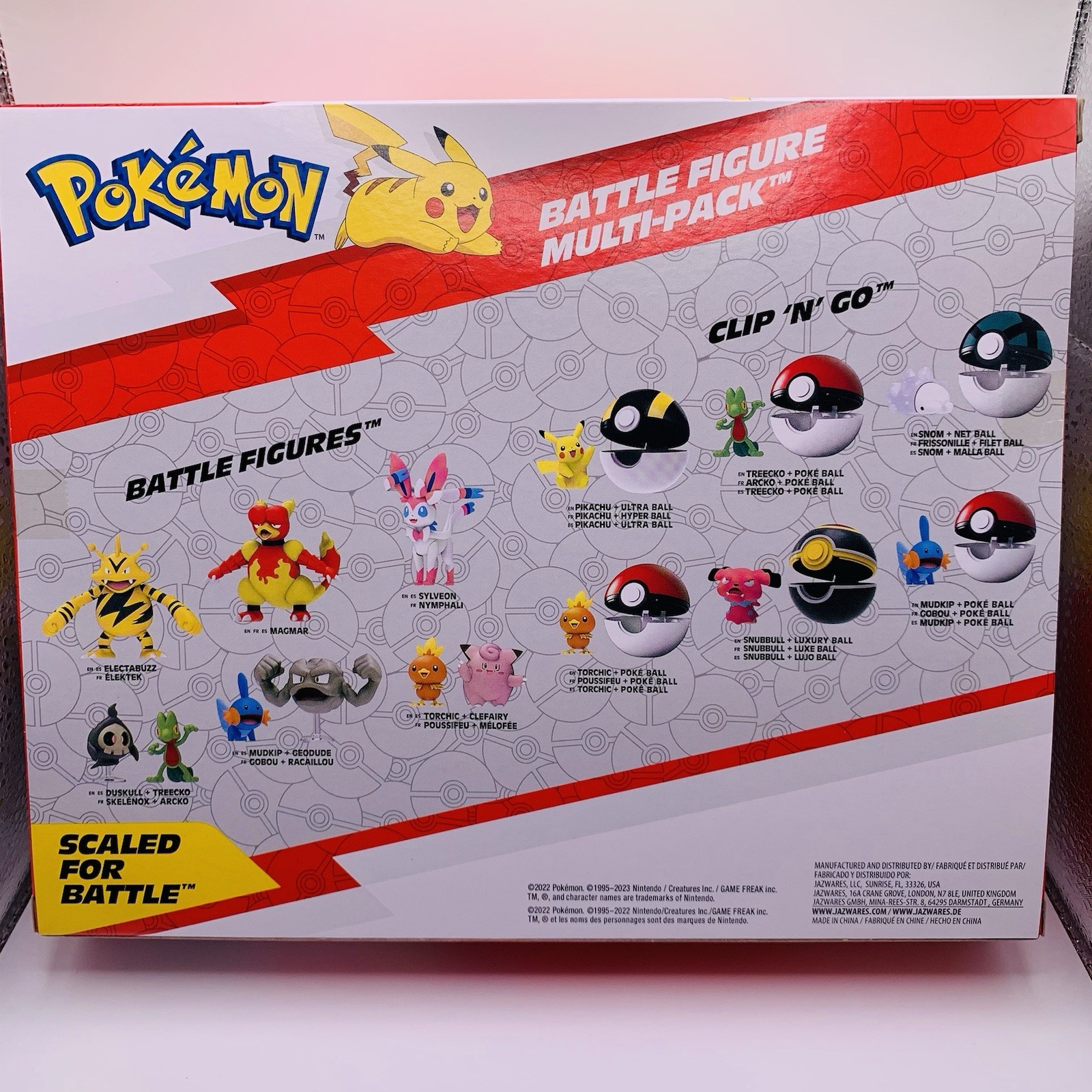 Pokemon 8 Figures Battle Ready Pack Pikachu Raichu Hawlucha NEW Jazwares 2022 🔥