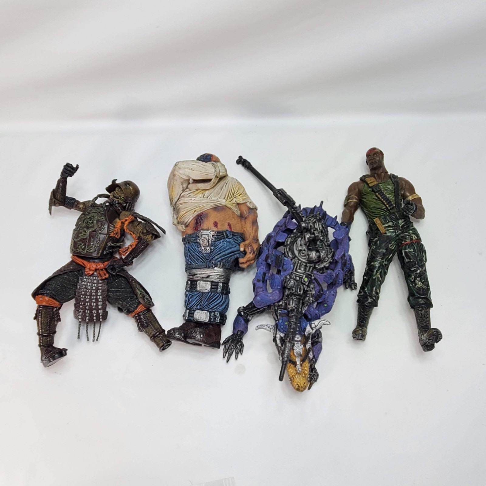 Lot 4 McFarlane Toys Spawn Jackal Clown Techno Al Simmons NOT COMPLETE