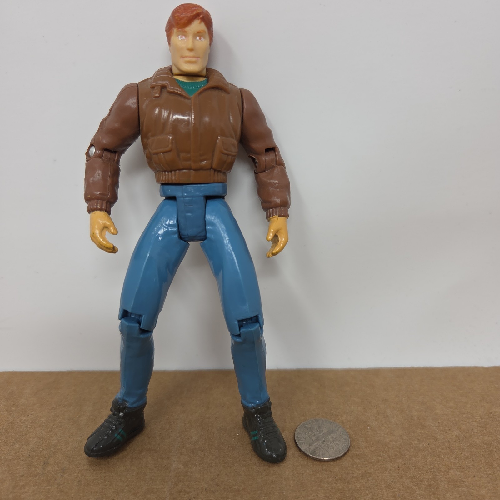 PETER PARKER Toy Biz 1994 Marvel Spider-Man Animated Series Action Figure Vintag