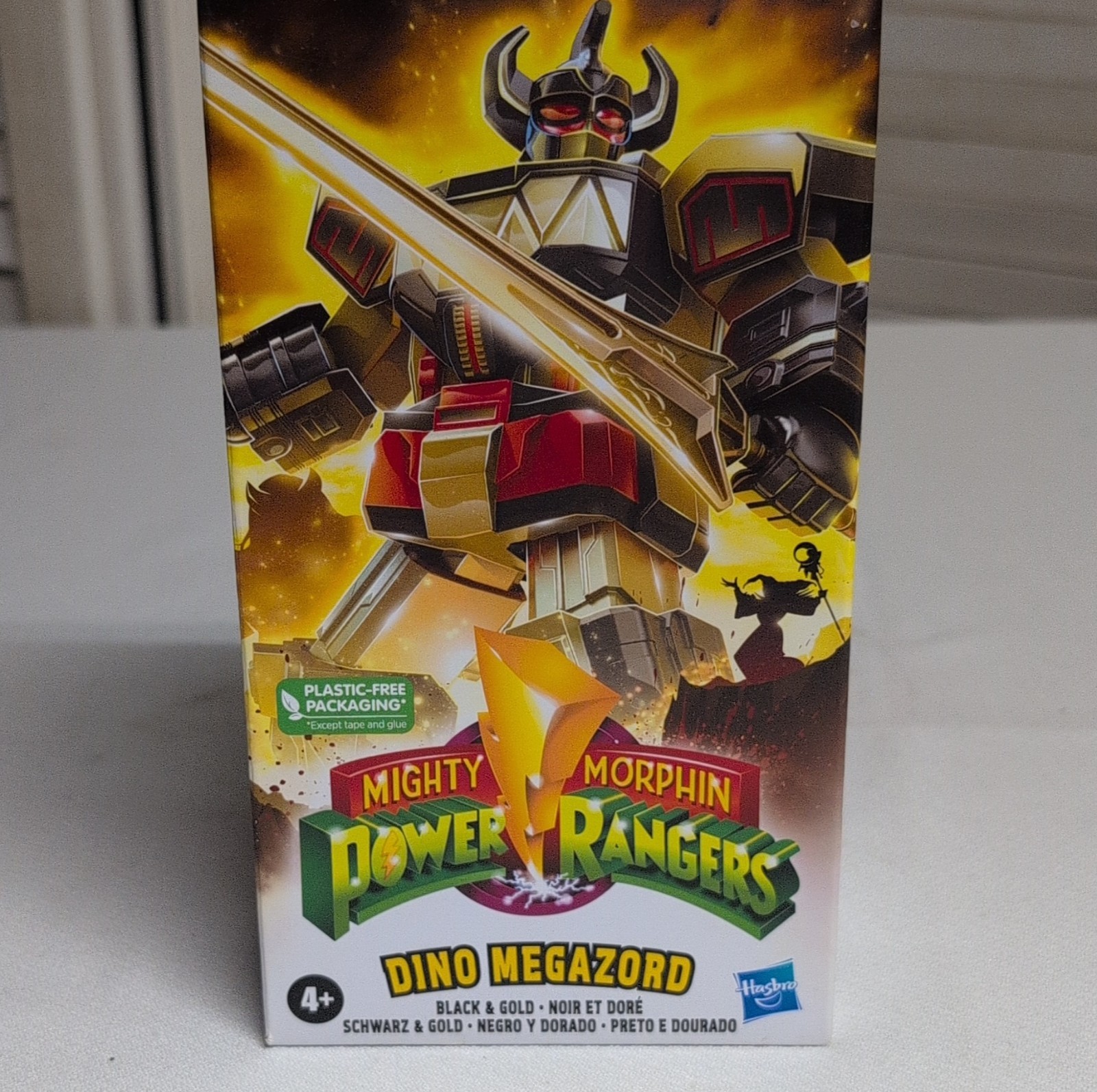 Hasbro Dino Megazord Power Rangers Action Figure Black & Gold 2020-Now