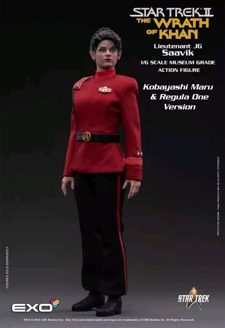 EXO-6 Lt. Saavik (Regula One) Star Trek: The Wrath of Khan 1/6 Figure SEALED