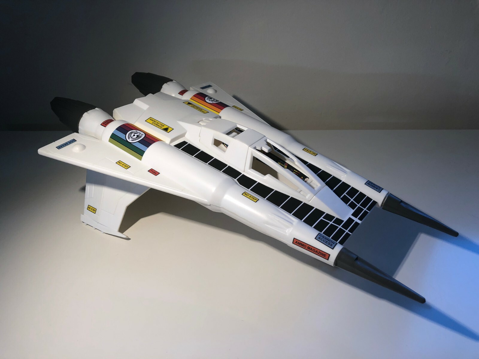 1979 MEGO Buck Rogers Star Fighter | 23 BOX STICKER DIE-CUT