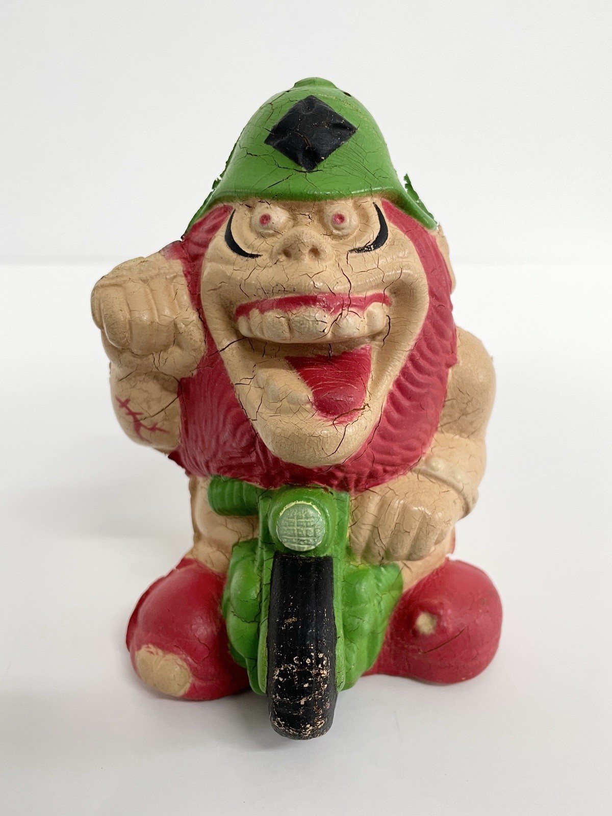 VTG 1987 Coleco Mash Ems Bike Breath Squeeze ’Ems Evil Motorcycle Figure RARE!