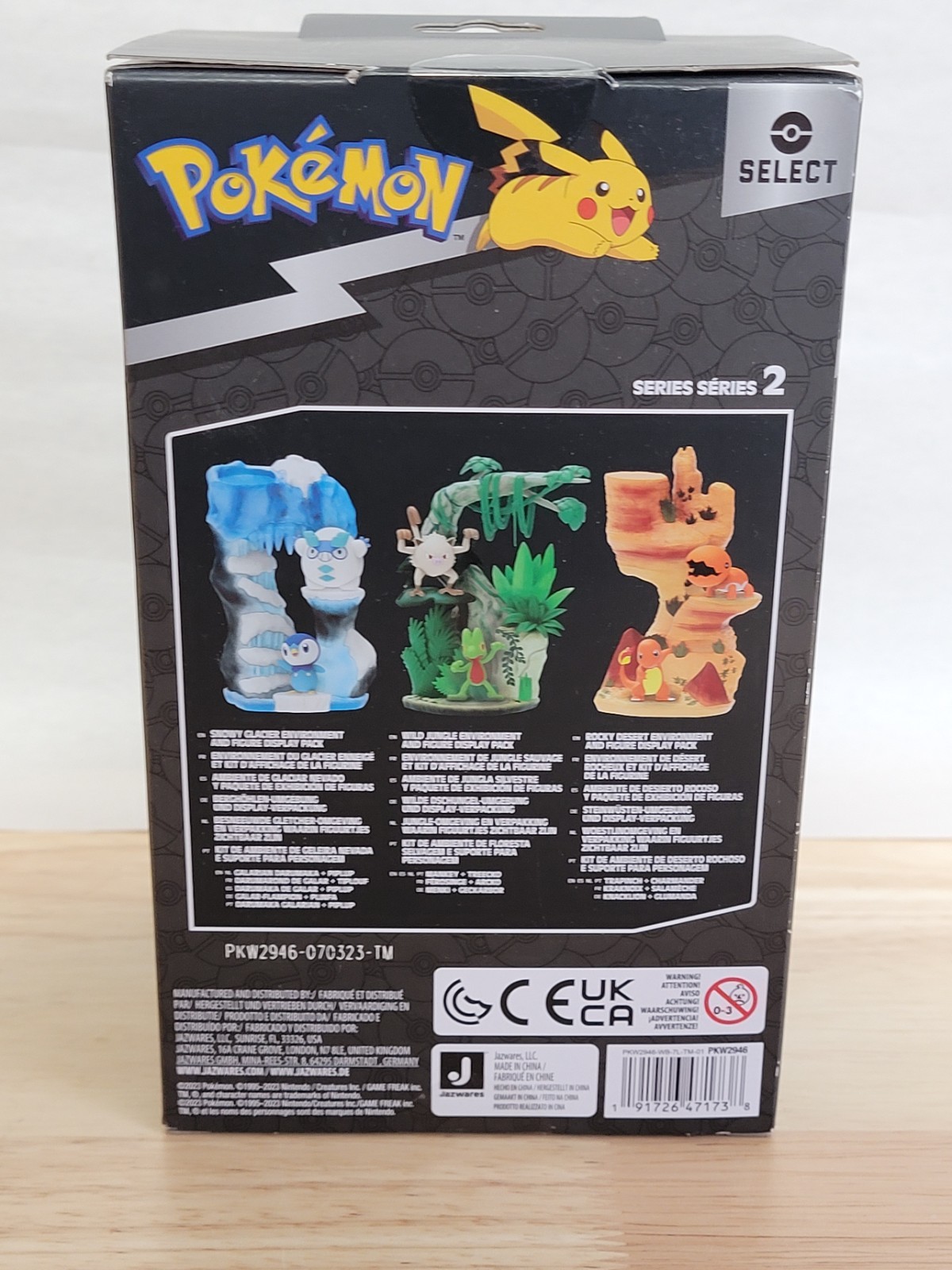 Pokemon Select Wild Jungle Environment Figure Display Pack S2- Mankey / Treecko