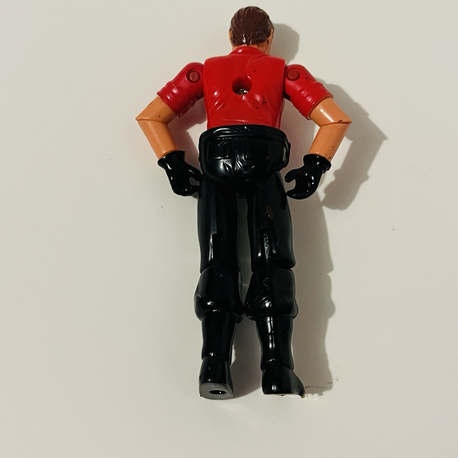 Bass Pro Shop Fisher Man Tour Guide Action Figure W/ Red Shirt 4″ Tall in VGC