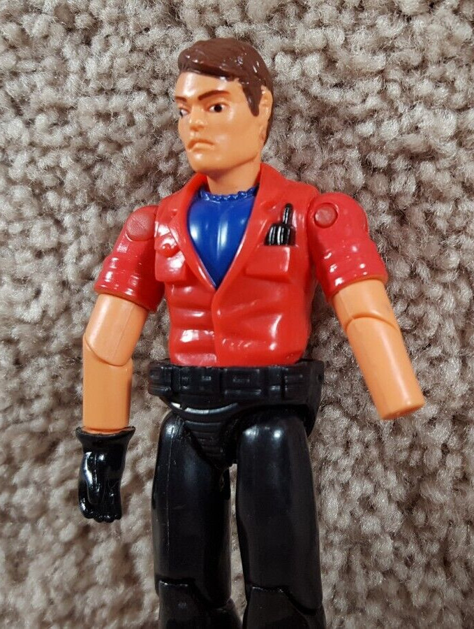 Bass Pro Shop Fisher Man Tour Guide Figure & Red Shirt No Logo Bass Pro 4″ Tall