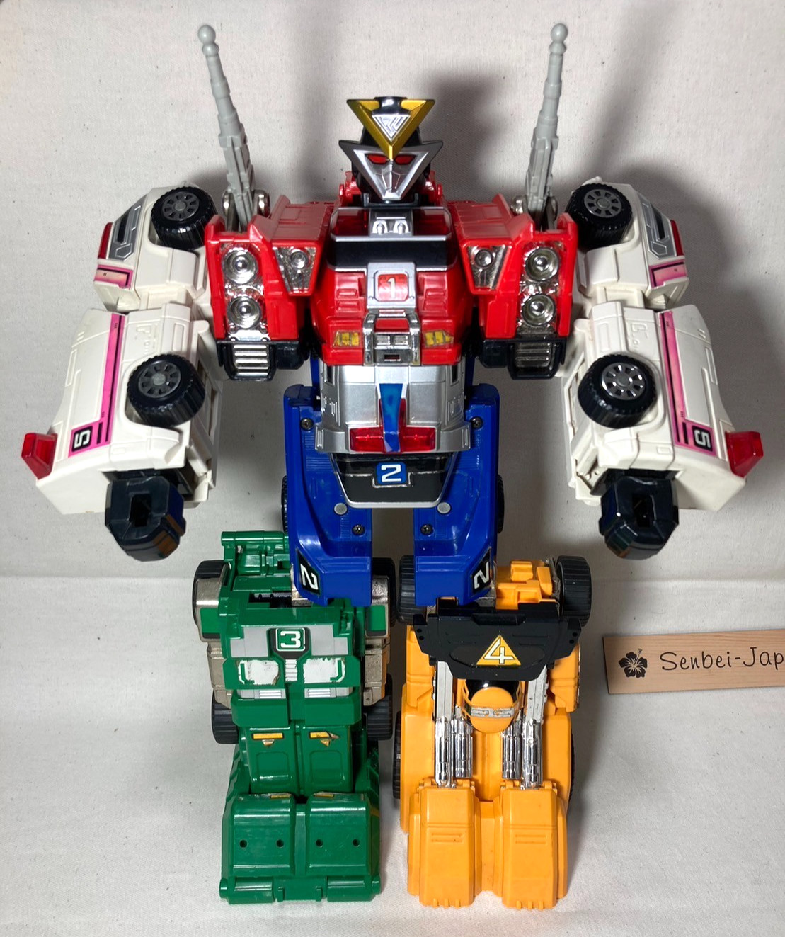 Power Rangers TURBO Carranger DX VRV ROBO MEGAZORD Rescue Megazord Bandai Japan