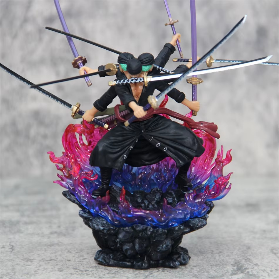 One Piece Zoro Asura Figure – 14cm/5.5″ PVC Action Figure Collection Action Toy