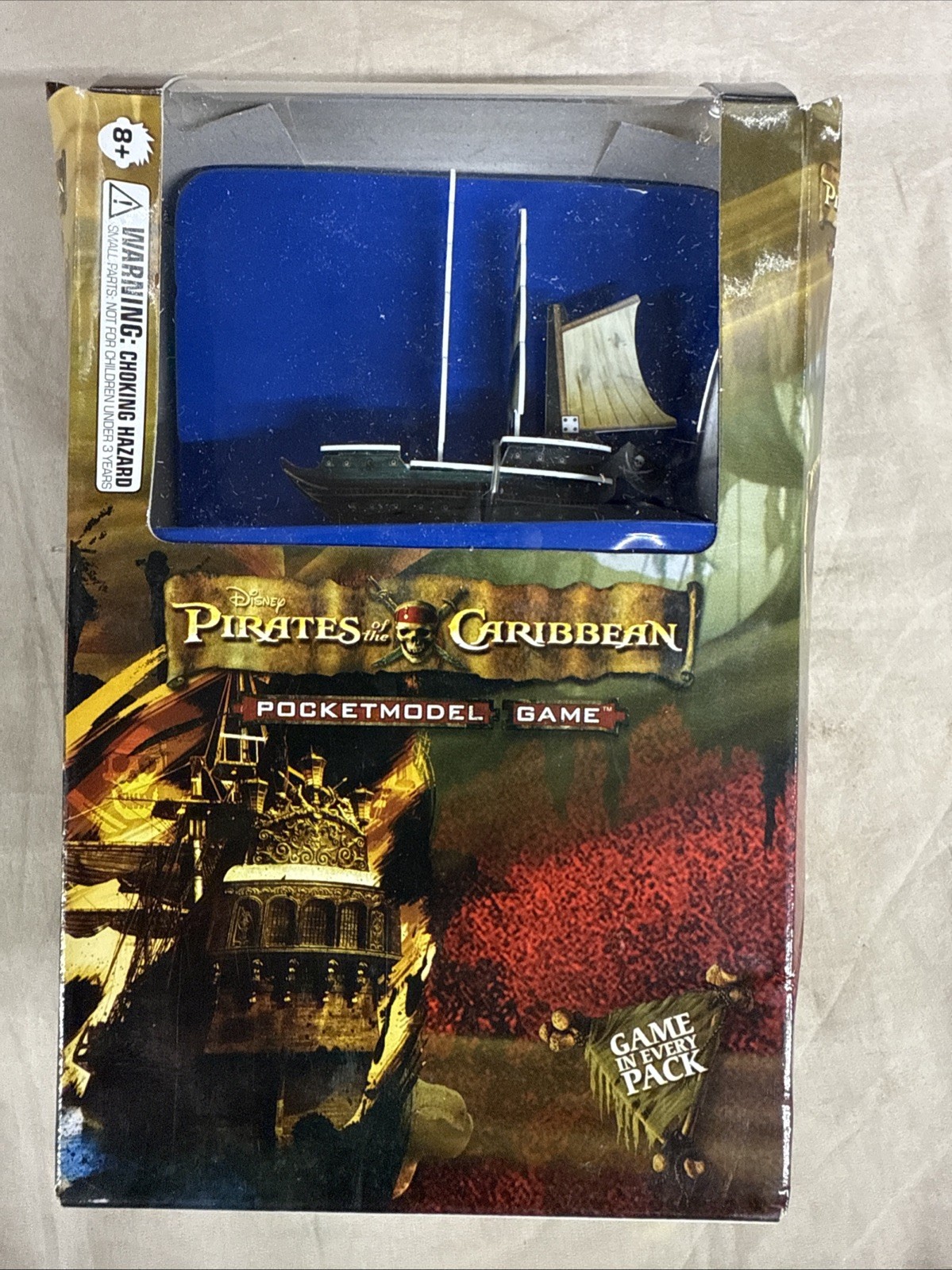 Disney Pirates of the Caribbean Pocketmodel Game Toy Capt Jack Sparrow Sea Nymph