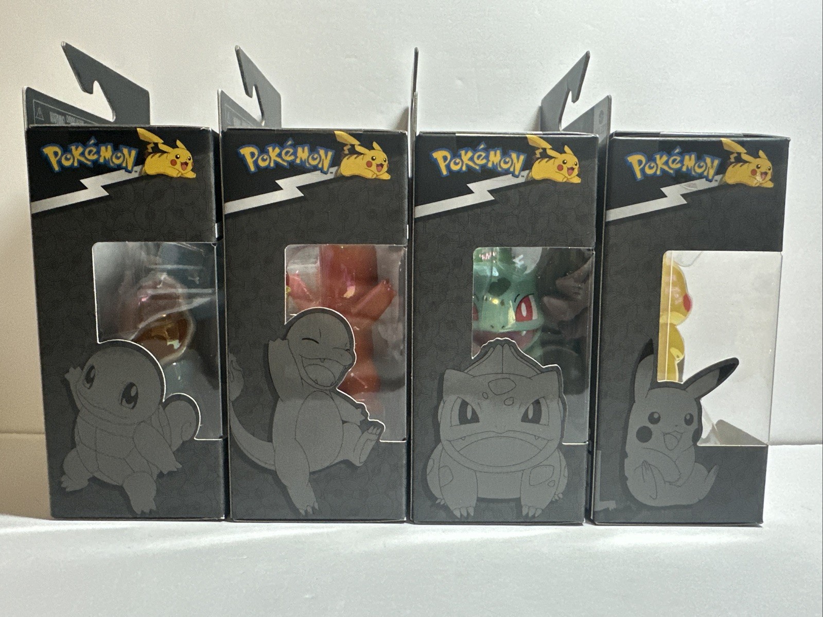 Jazwares Pokémon Select Series 1 Chamander Pikachu Squirtle Bulbasaur Set Of 4