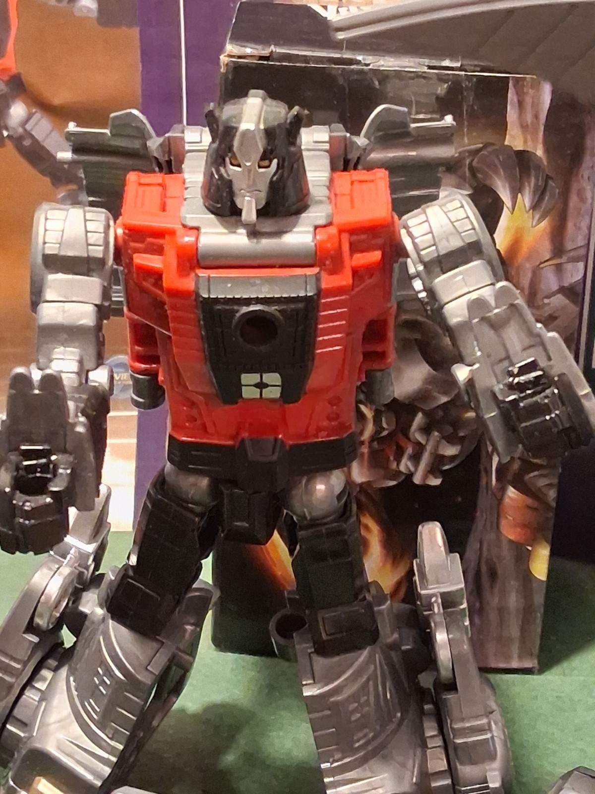 Transformers Black Mambo Dino Robot Force