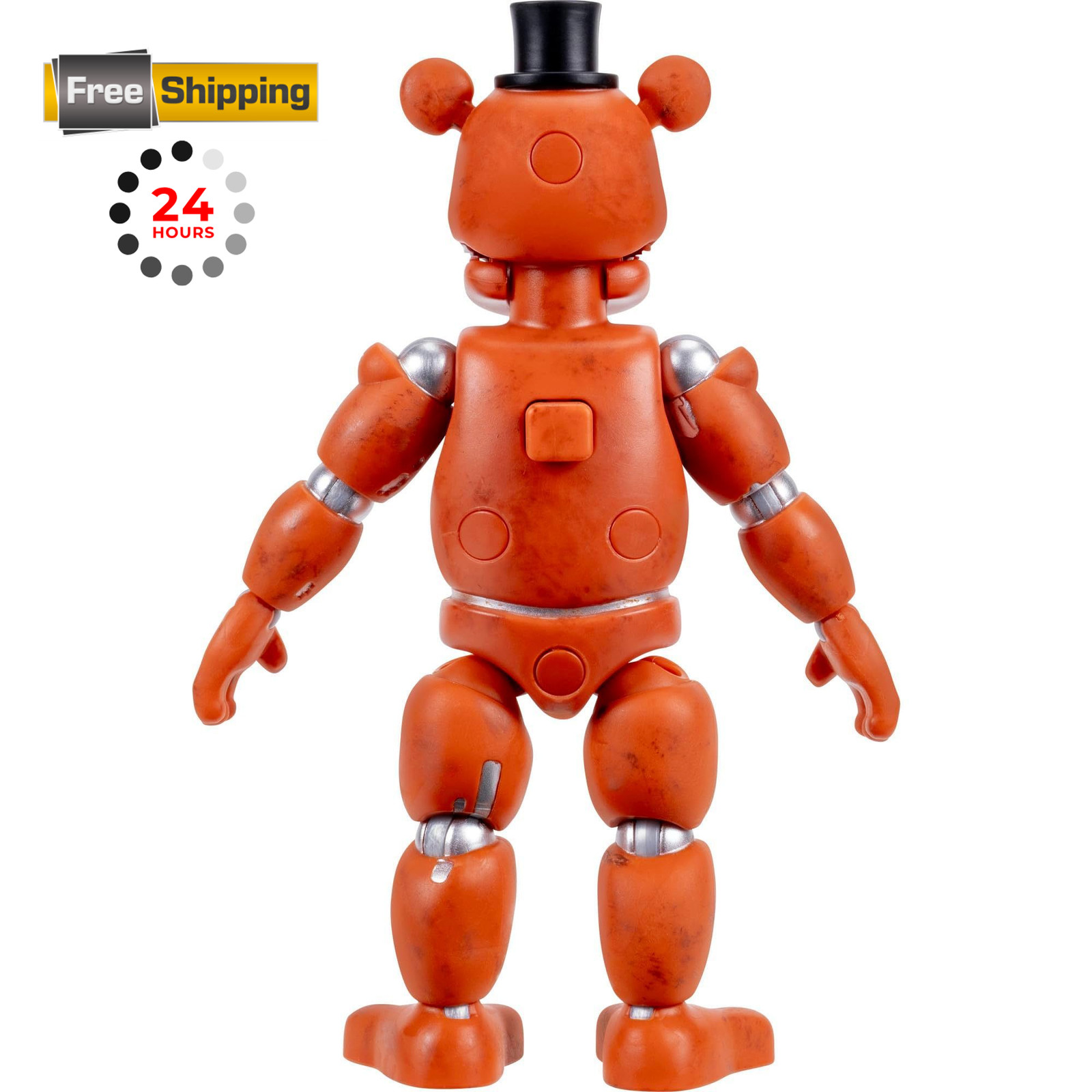 Jazwares Five Nights at Freddy’s Withered Freddy – 5-Inch 5, Multicolor