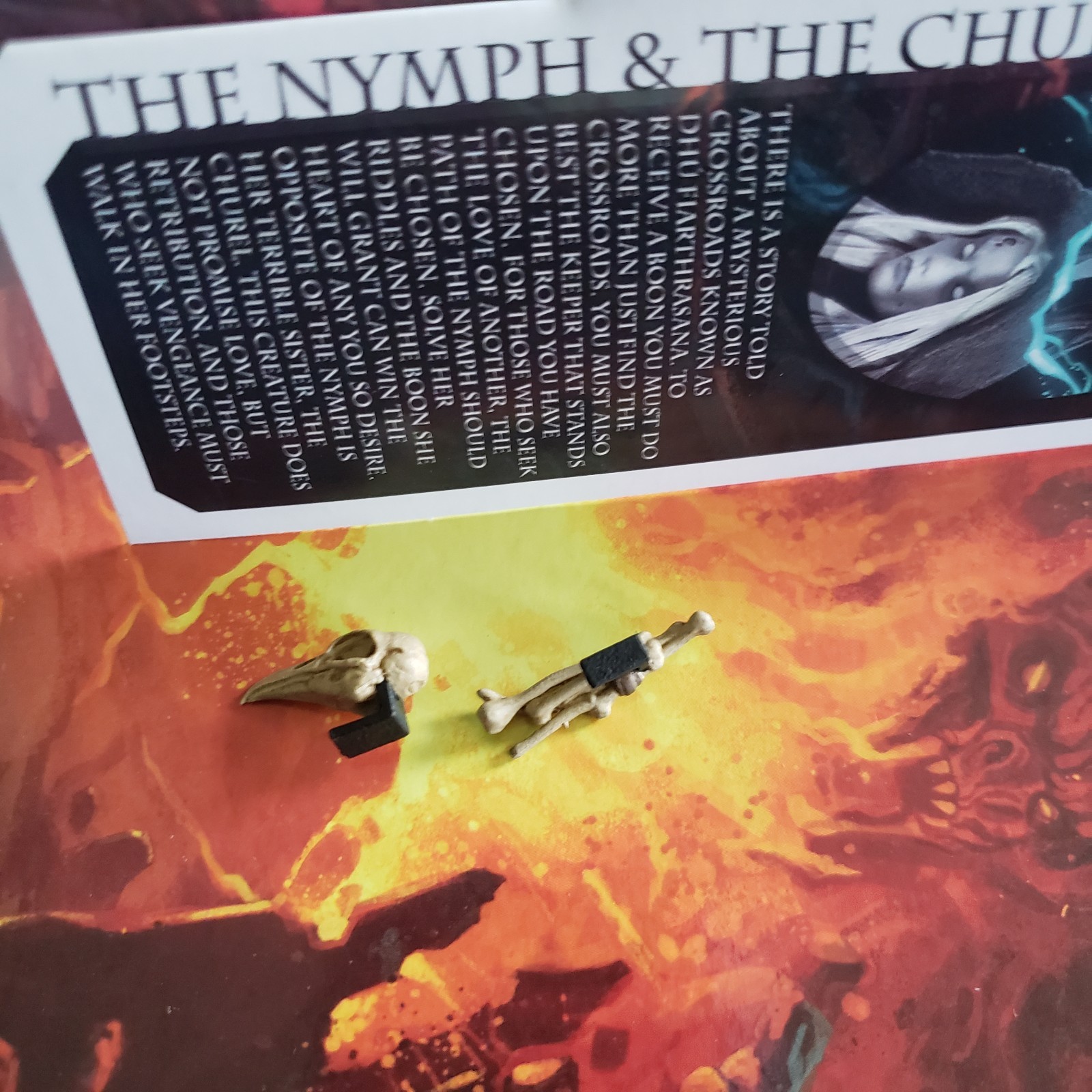Mythic Legions EX The Nymph & The Chure BIRD BONES TROPHIES