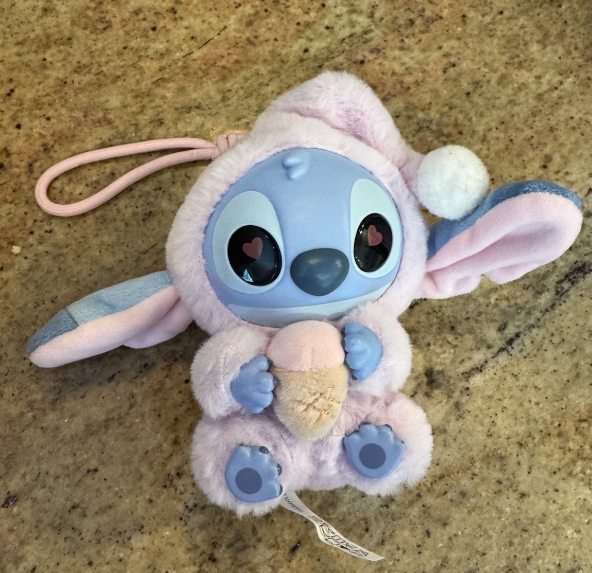 MINISO Stitch Eat Something Before Sleep Series Vinyl Figure Plush Used No Box