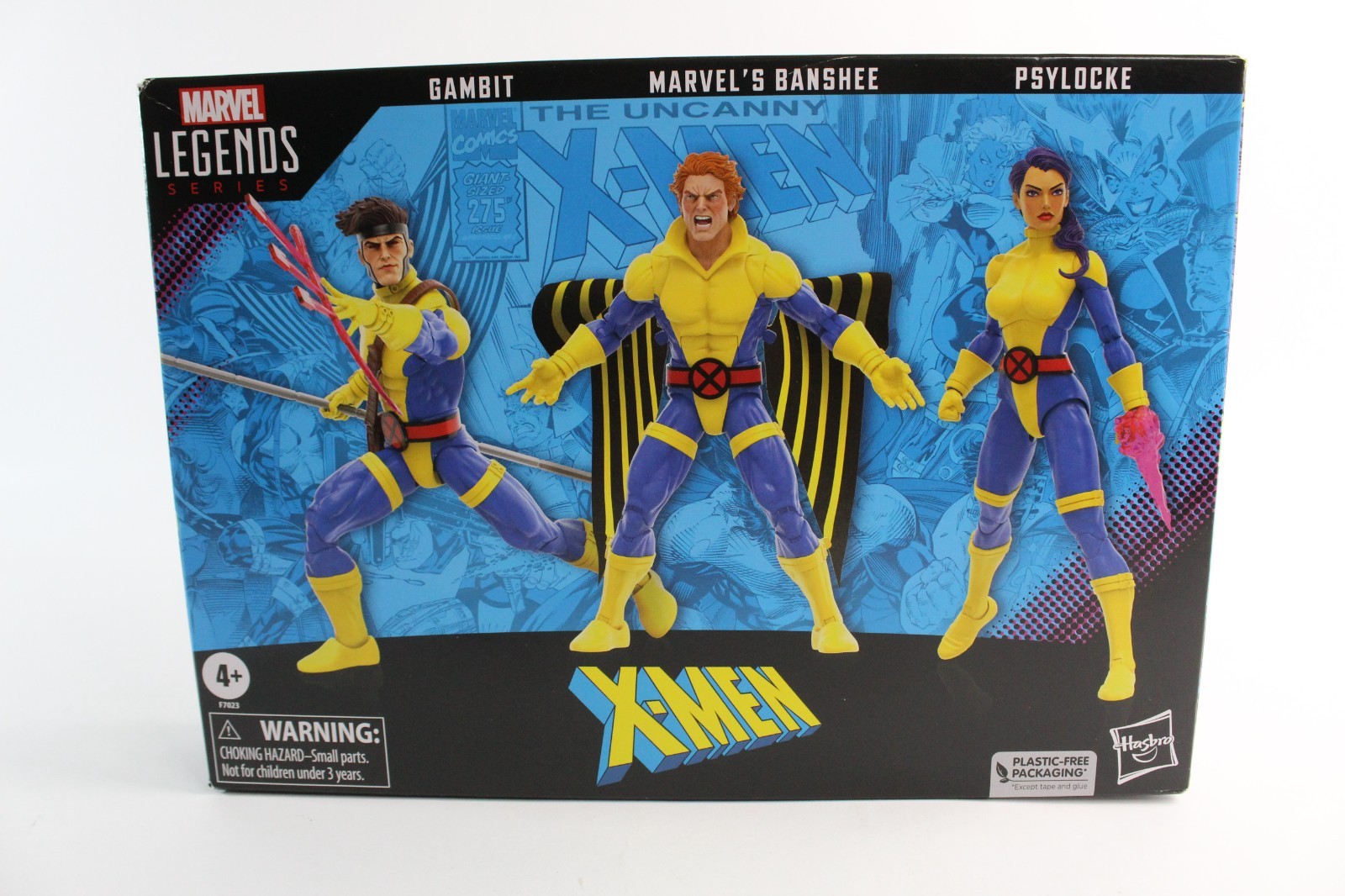 Marvel Legends Series X-Men 60 Years 3 Pack Gambit, Banshee & Psylocke F7023 NIB