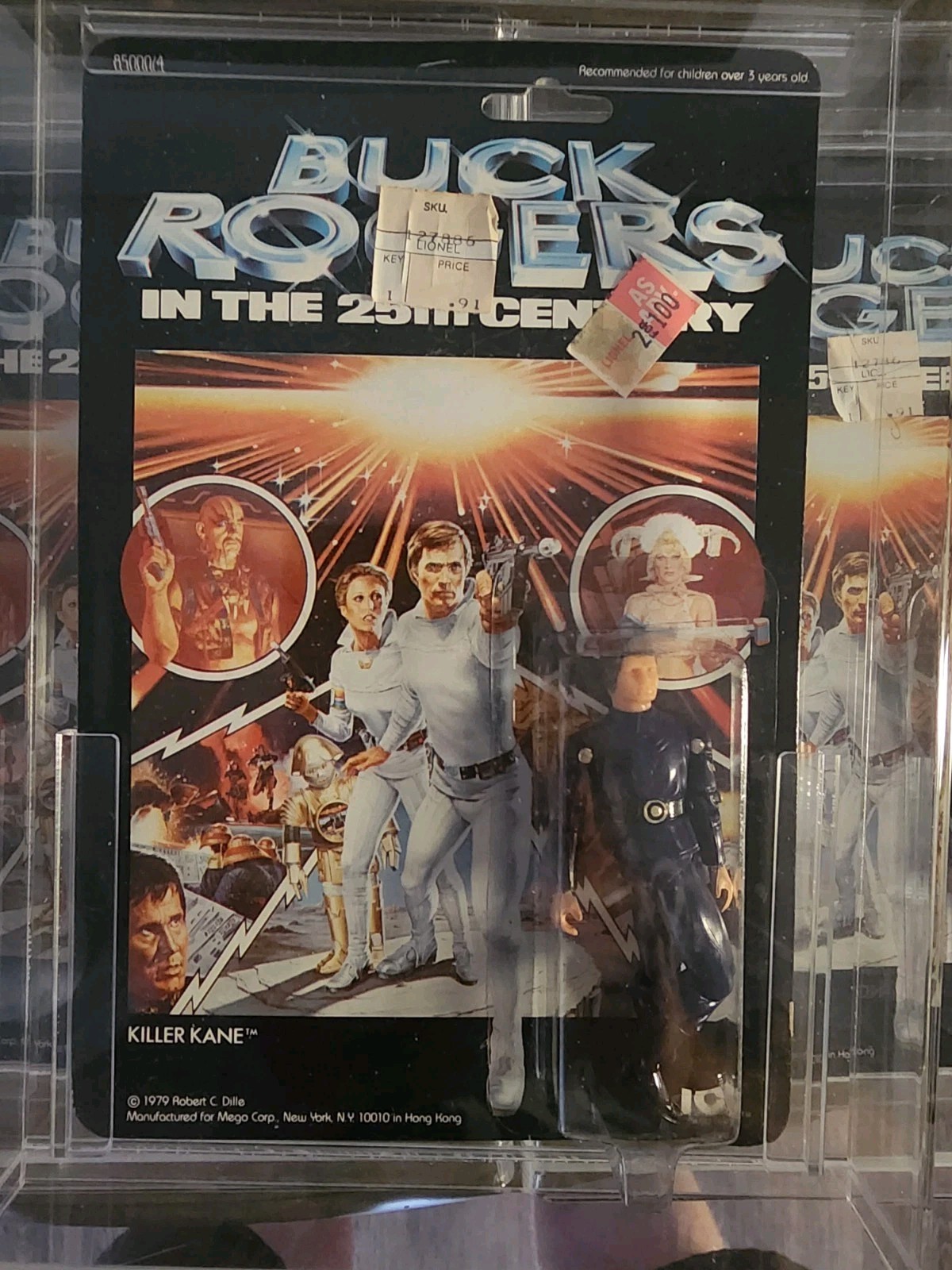 Mego Buck Rogers 1979 Carded Action Figure Set Complete With Custom Hawk..