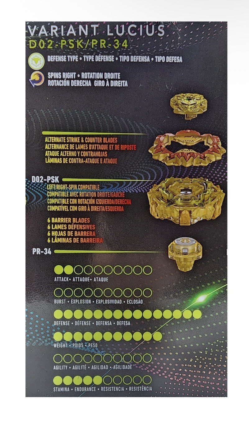 Hasbro Beyblade Burst Pro Series Triple Threat Collection