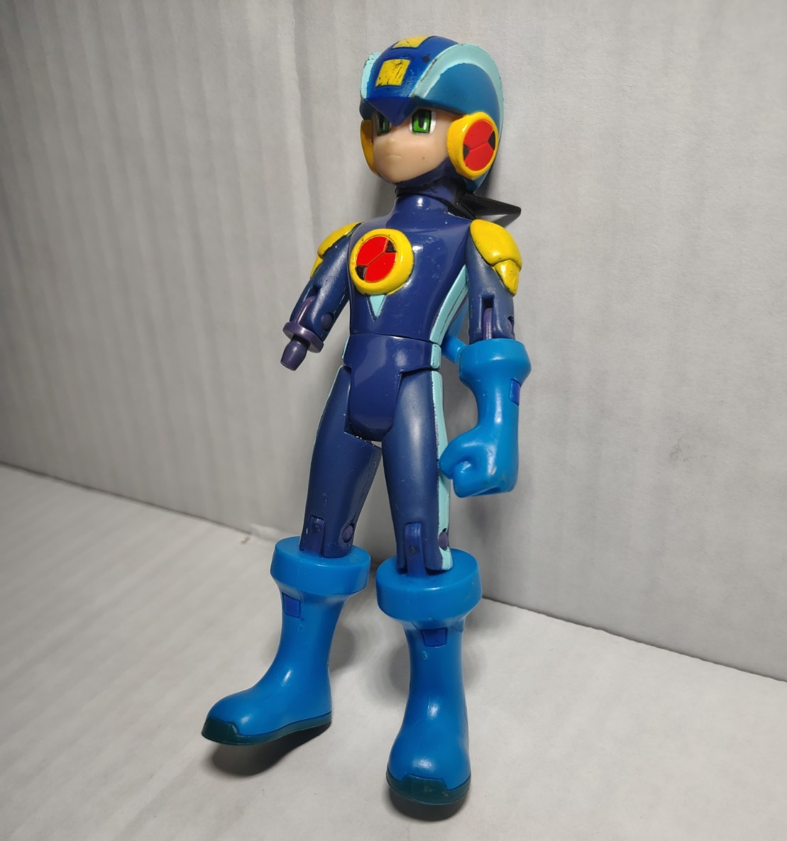 Mega Man Action Figure Blue/Yellow/Red Plastic TV, Movie & Video Games