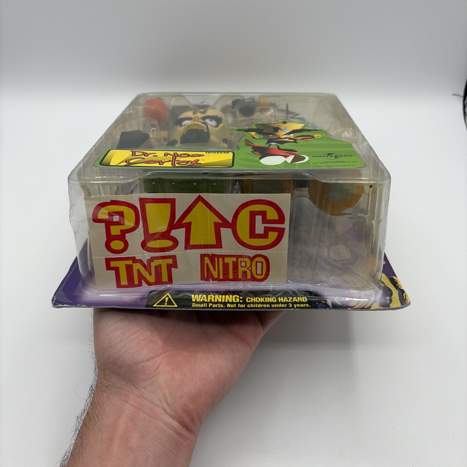 Dr. Neo Cortex Crash Bandicoot Action Figure 1998 Series 2 ReSaurus NEW