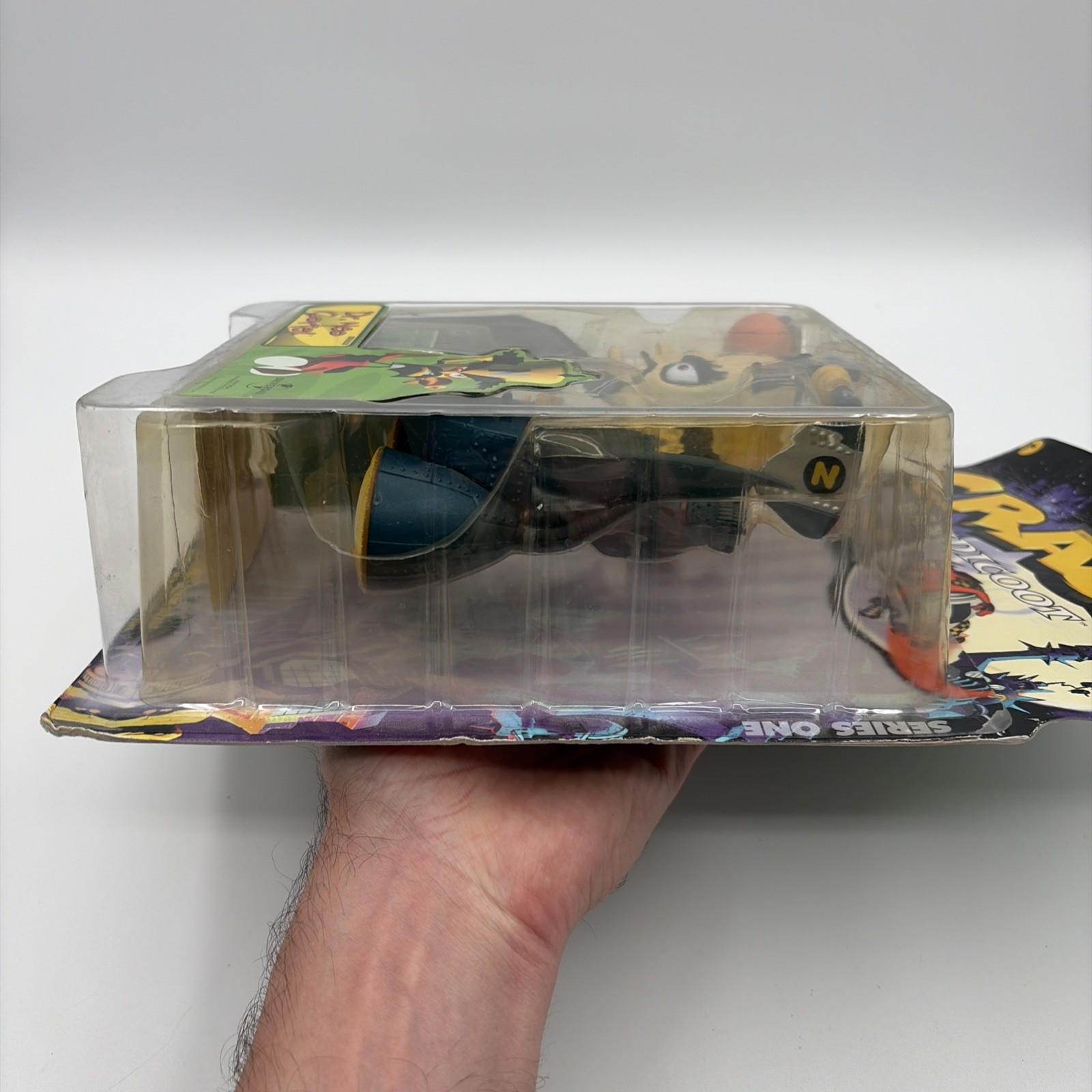 Dr. Neo Cortex Crash Bandicoot Action Figure 1998 Series 2 ReSaurus NEW