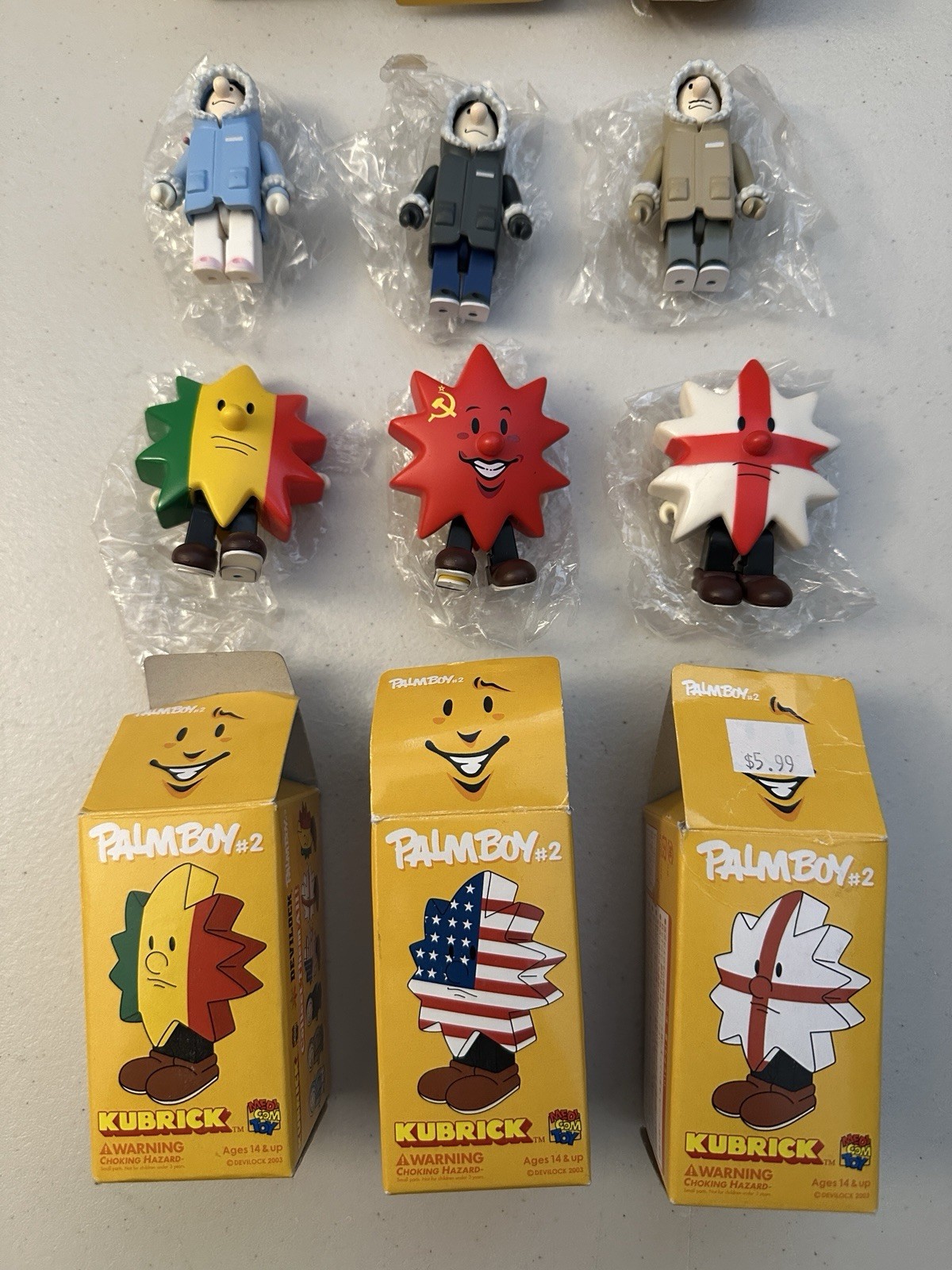 Kubrick Palmboy #2 Devilock Set Chase Secret Soviet Union Rasta Mom Dad England