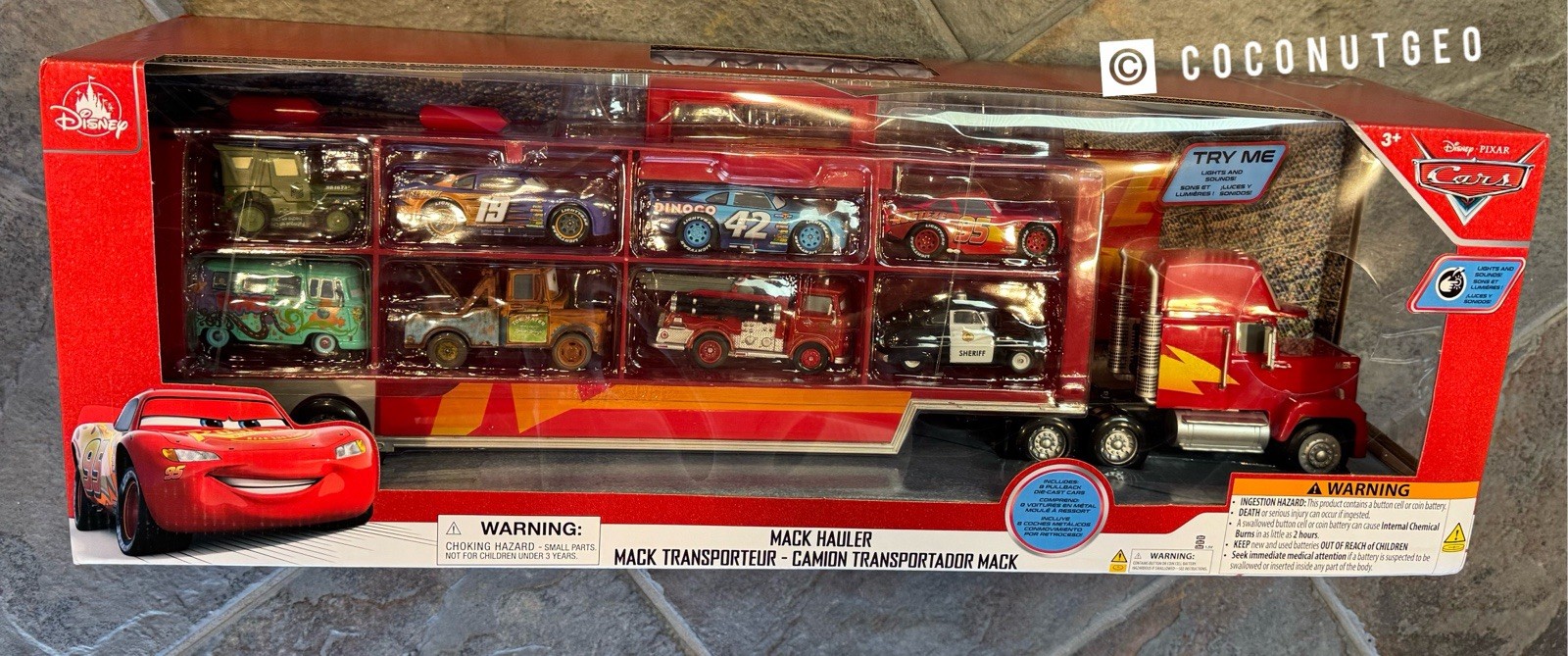2026 Disney Parks Pixar Cars Mack Hauler Vehicle Transporter Truck New🔥